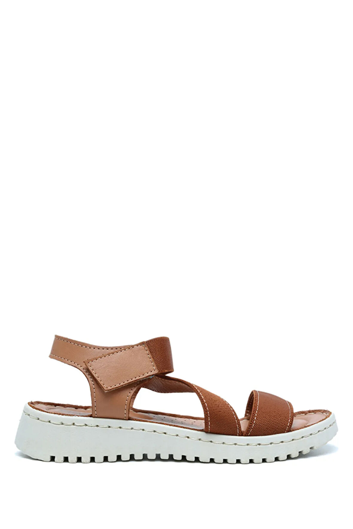 SIB220215 Kifidis-Natura Kadın Anatomik Deri Sandalet 36-41