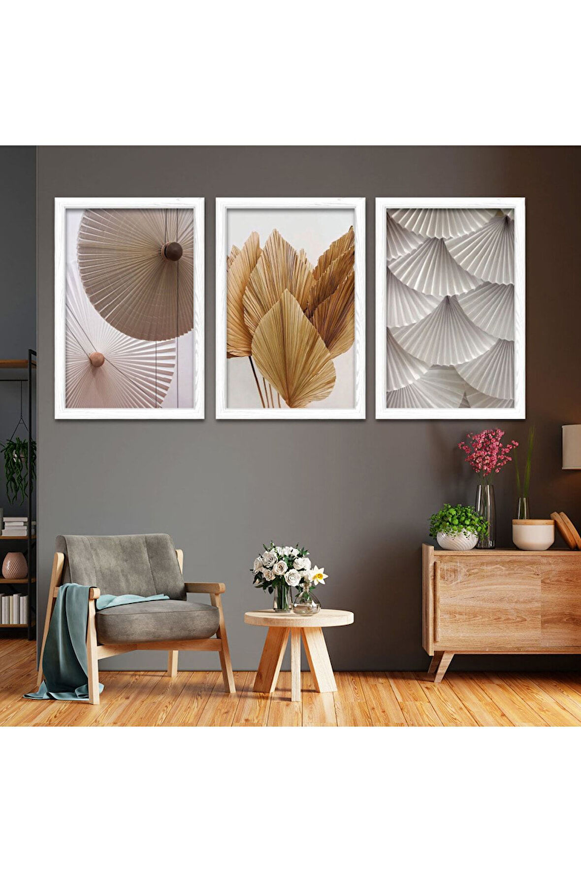 Siyah Ahşap Çerçeveli Modern Tablo