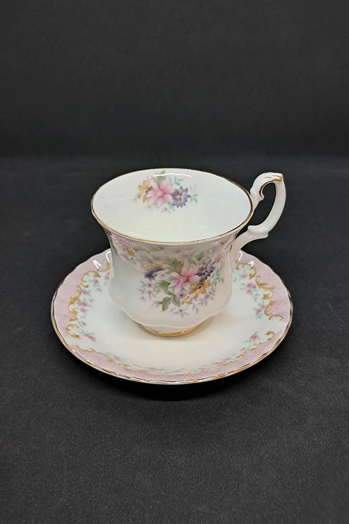 Serenity Bone China England Vintage Duble Kahve Fincanı 180 ml