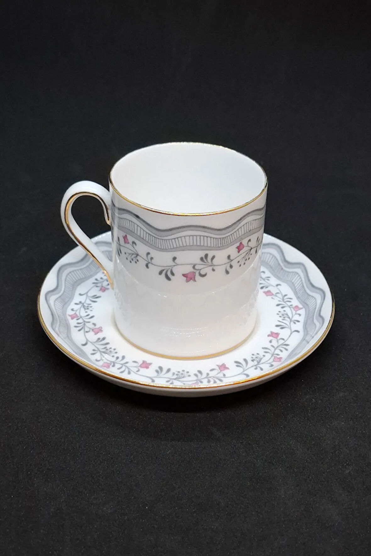 Tuscan Fine English Bone China Vintage Kahve Fincanı 2 Parça 80 ml
