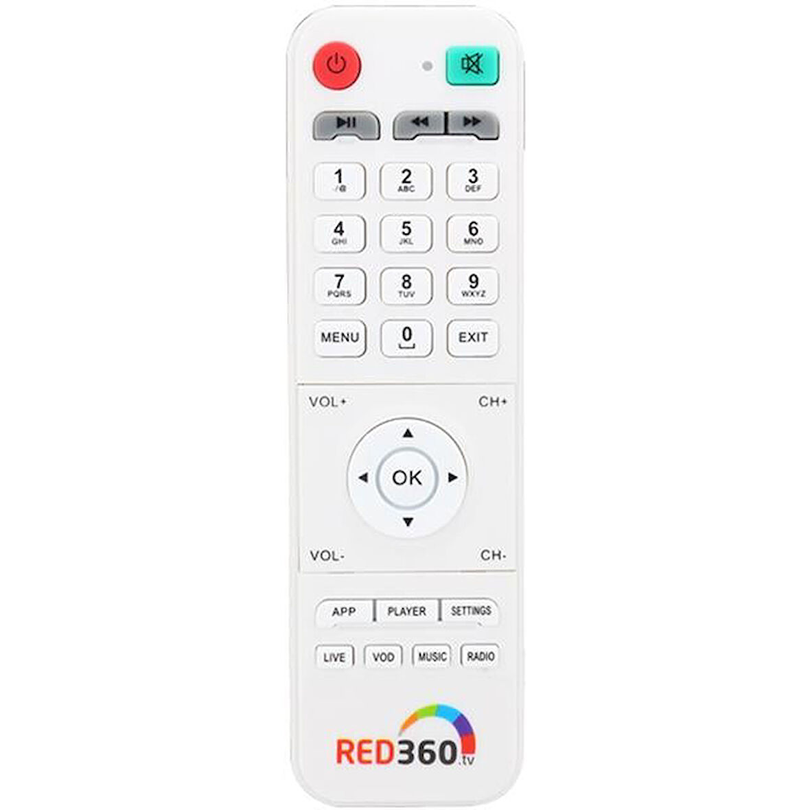 Redline Red360 Ipbox Uydu Alıcı Kumandası