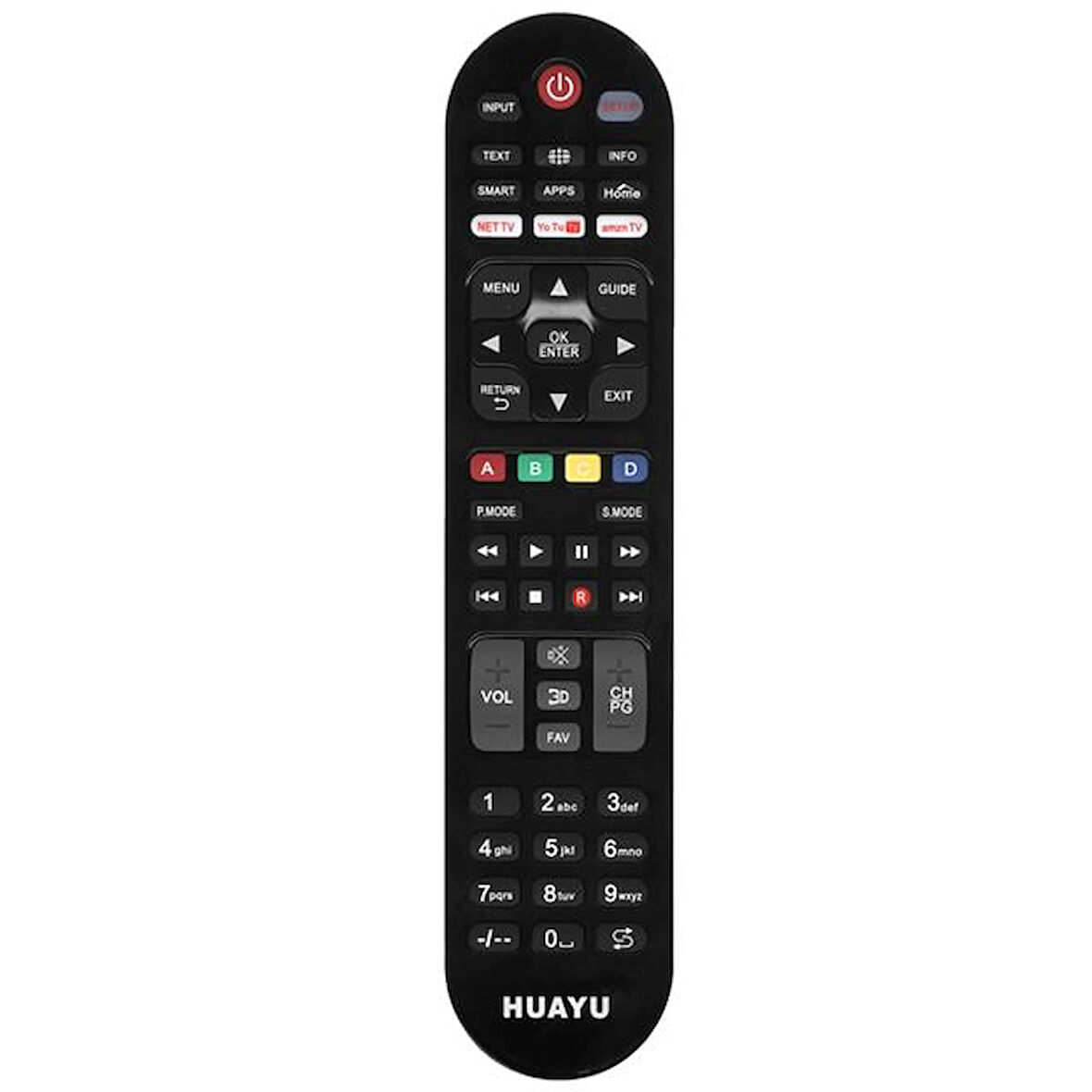 Huayu Urc1517 Netflix-youtube-amazon Tuşlu Lcd Led Tv Universal Kumanda