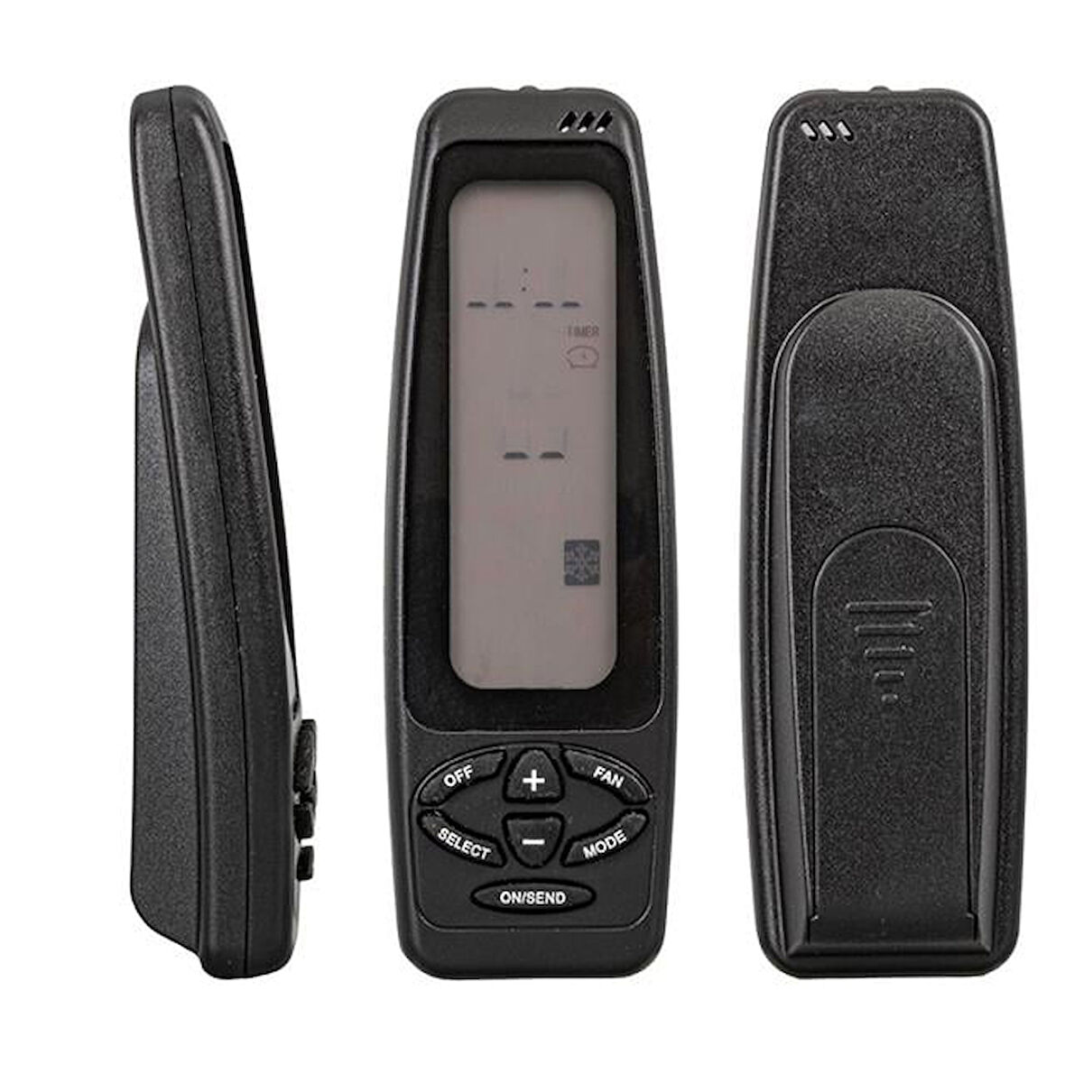 Electra Rc-4 / Rc-3 / Rc-7wmz Klima Kumandasi Siyah Uzun Ekran