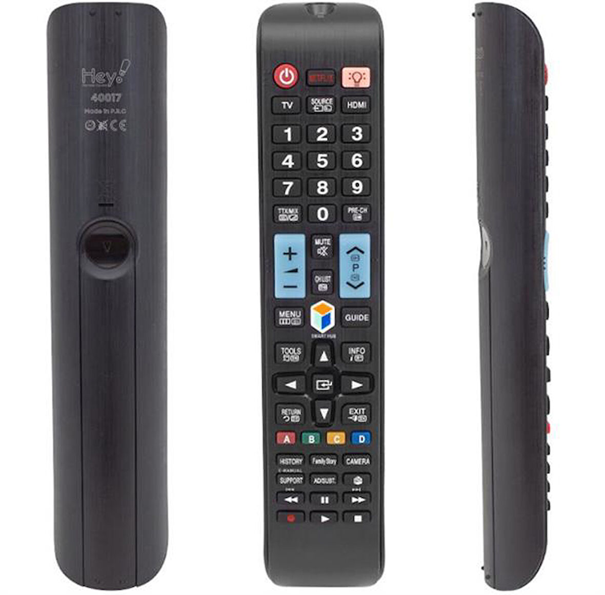 Hey Rm-d1078+l Samsung Uyumlu Netflix Source Tuşlu Lcd Led Tv Kumanda