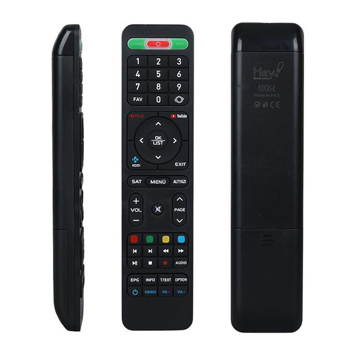 Hey Hiremco Turbo 4k Netflix Youtube Tuşlu Hd Uydu Kumandası