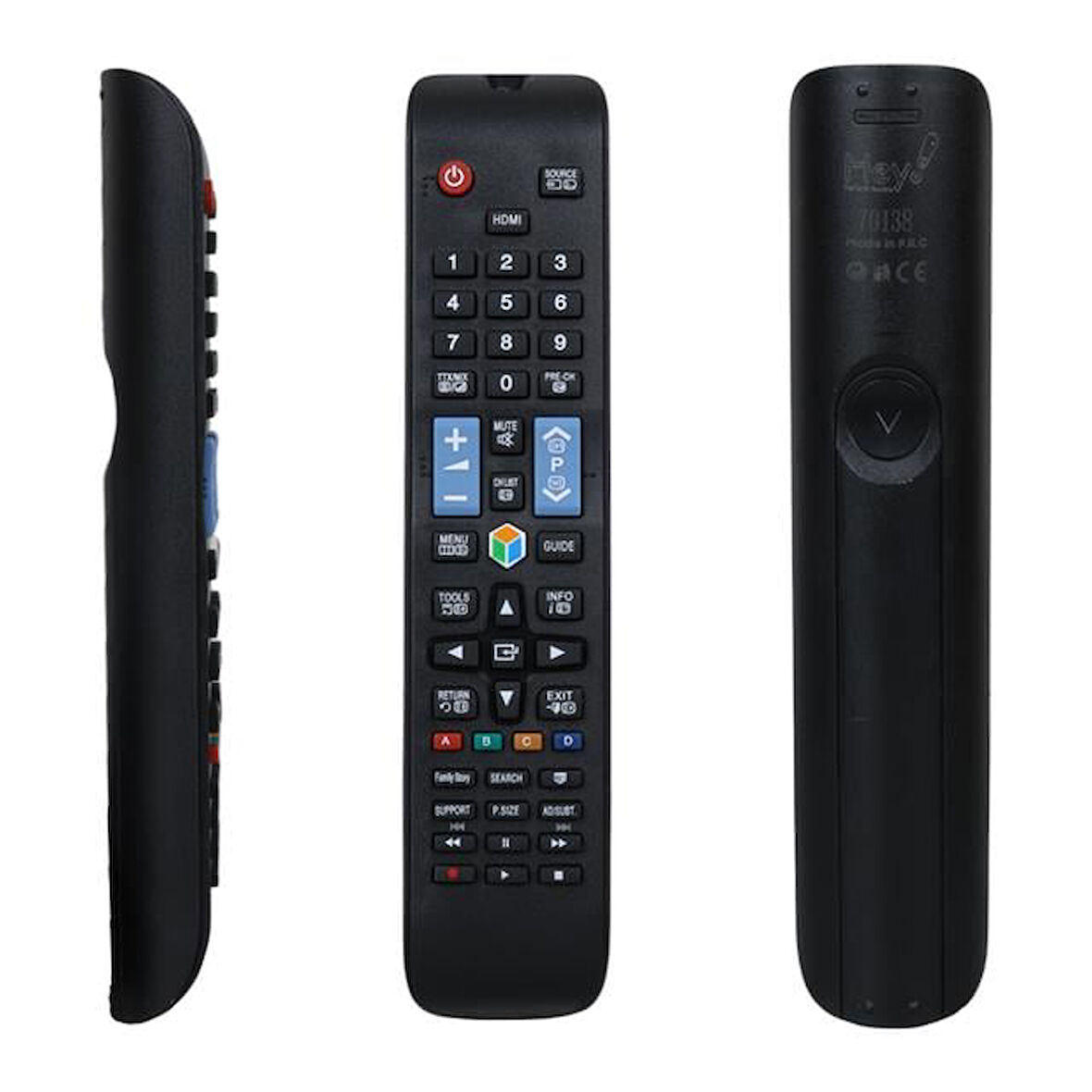 Hey Küçük Kalıp Samsung Uyumlu Aa59-0638a 3d Tuşlu Lcd Led Tv Kumanda