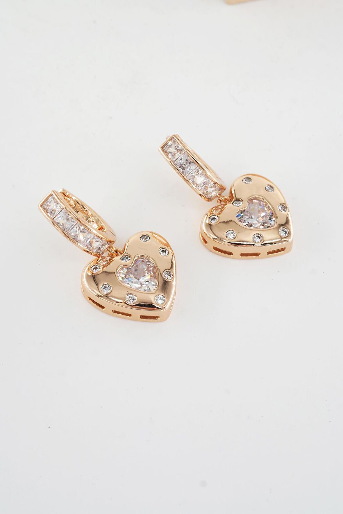 Kadın Vip Seri  Xuping Rose Gold  Küpe Seti