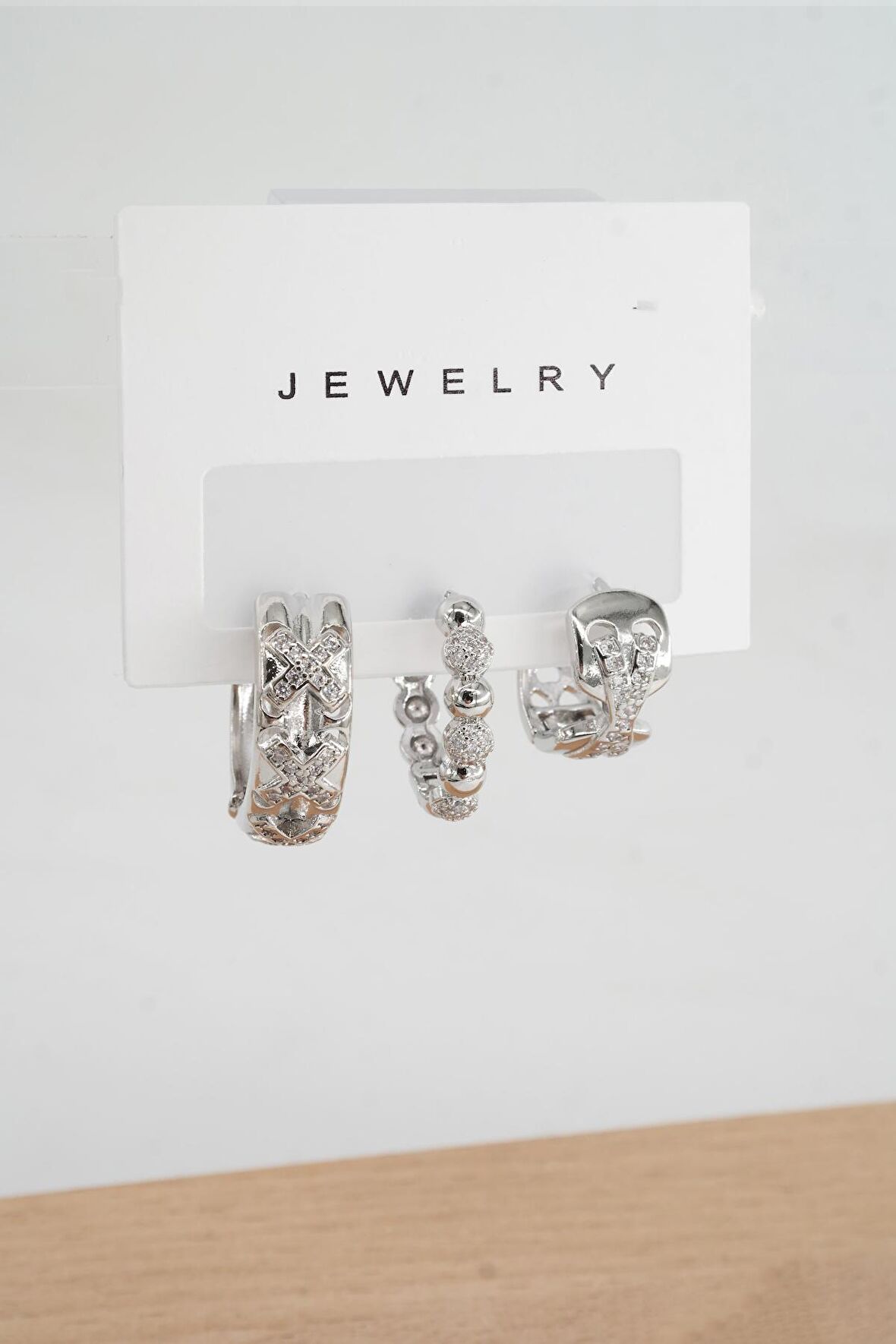 Kadın Vip Seri Anti alerjenik 3'lü Küpe YSX003