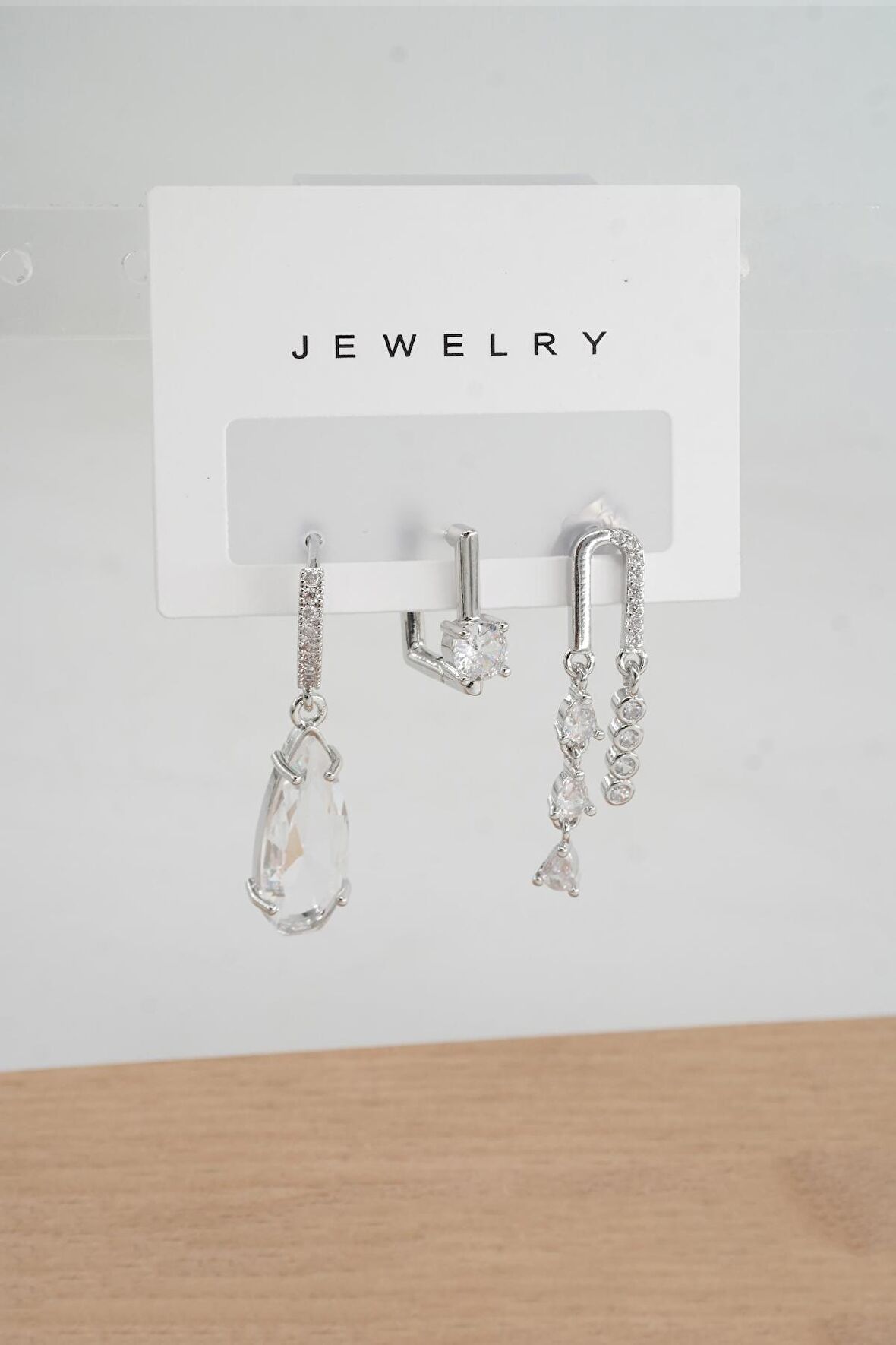 Kadın Vip Seri Anti alerjenik 3'lü Küpe YSX006