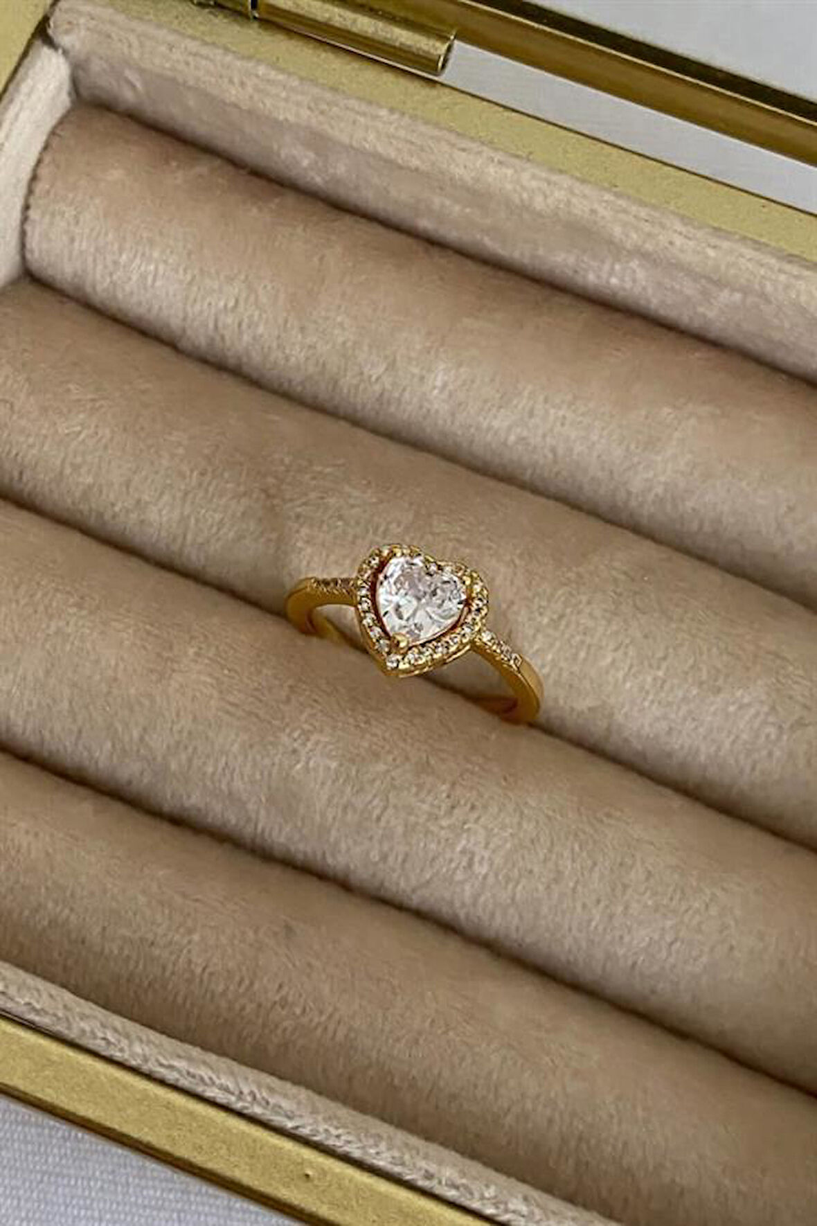 Kadın Özel Tasarım Baget Zirkon Taşlı Ayarlanabilir Numarasız Yüzük Zyna3