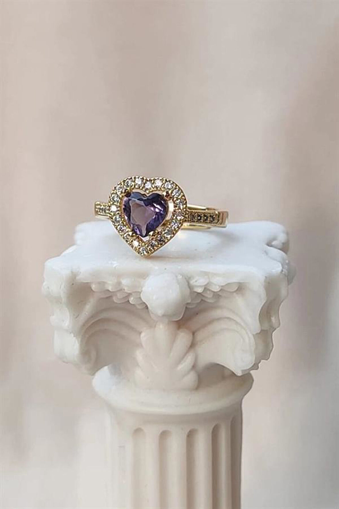 Kadın Özel Tasarım Baget Zirkon Taşlı Ayarlanabilir Numarasız Yüzük Zyna4