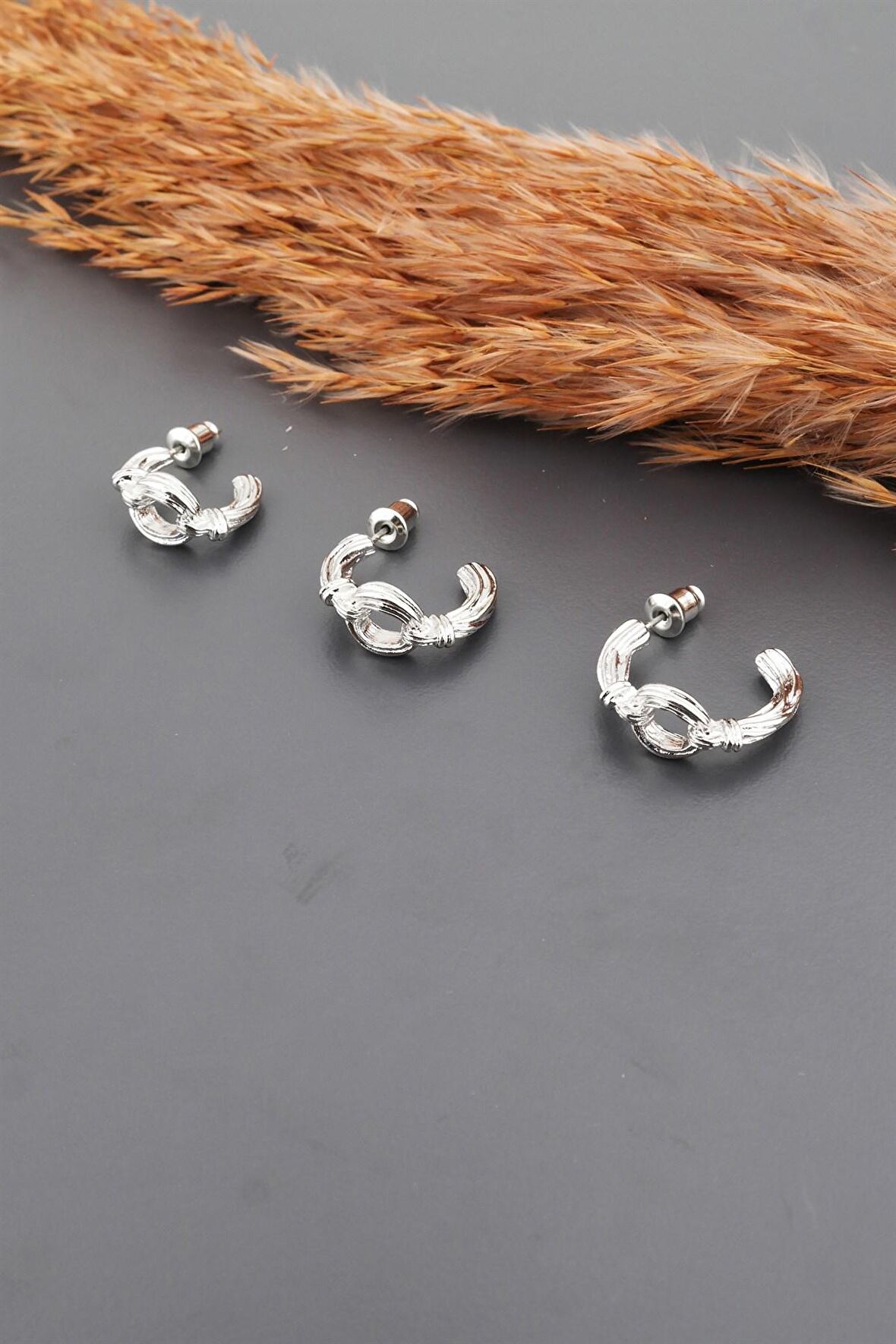 Kadın Basic 3 Boy 3'lü küpe Seti