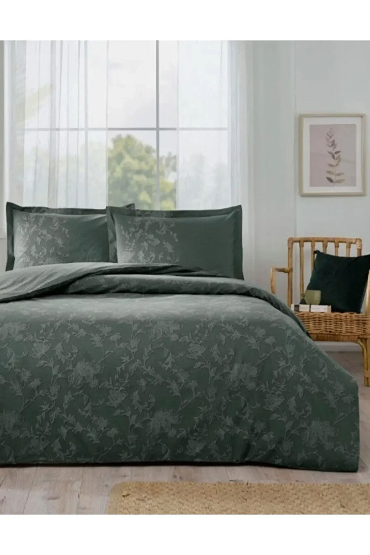 Çift Kişilik (Çarşafı Lastikli) Nevresim Takımı Barocco