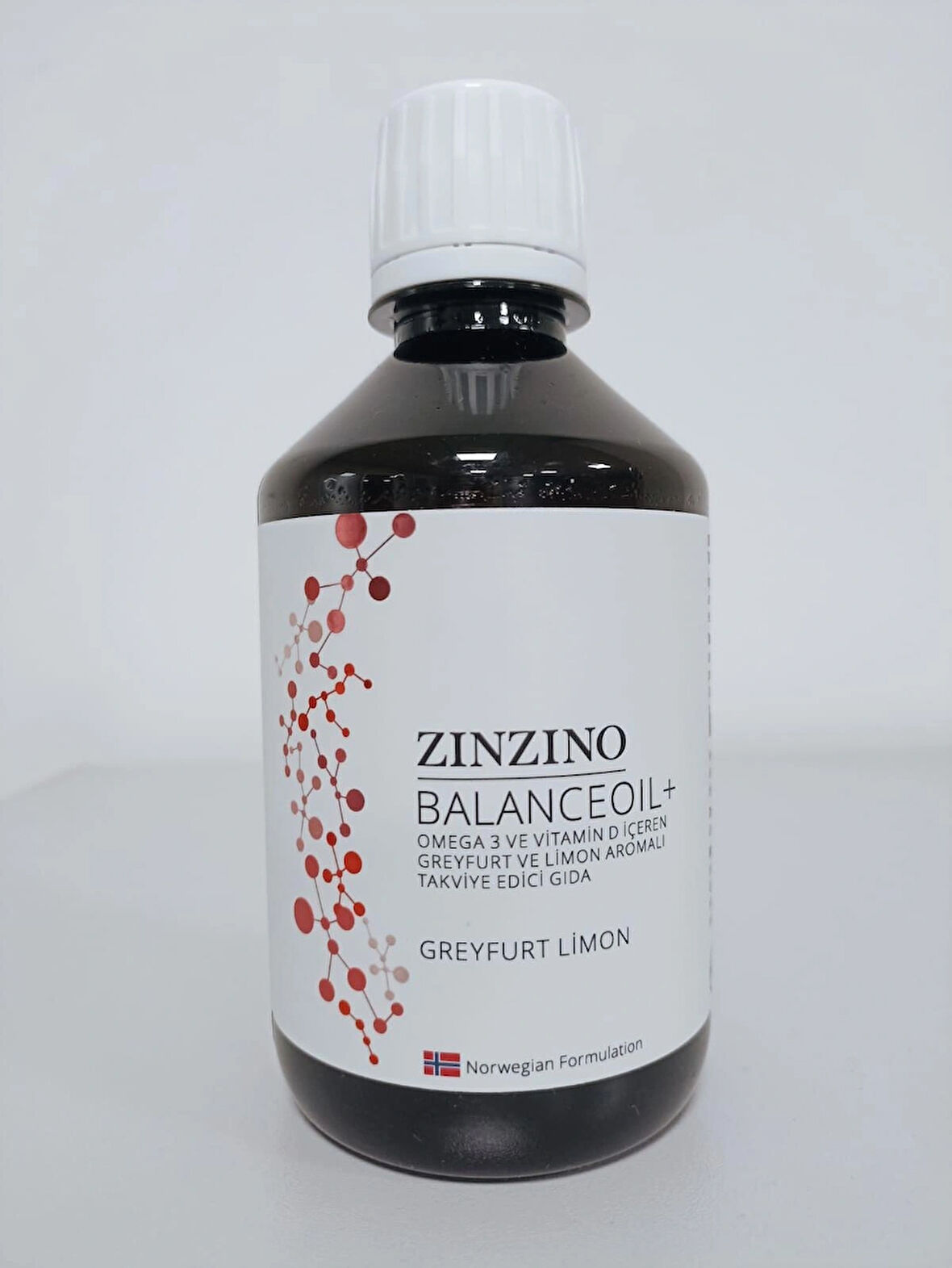 Zinzino Balanceoil Omega 3 ve D Vitamini İçeren Greyfurt ve Limon Aromalı Takviye Edici Gıda