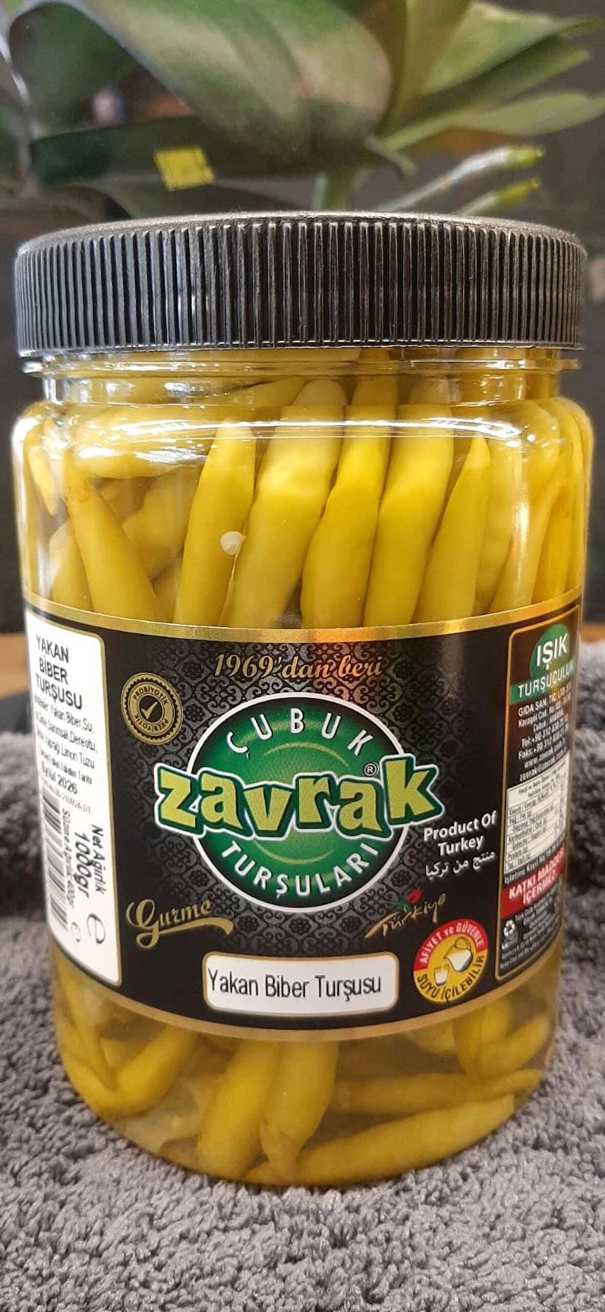 Zavrak Naturel  Yakan Biber Turşusu (2 Kg.)