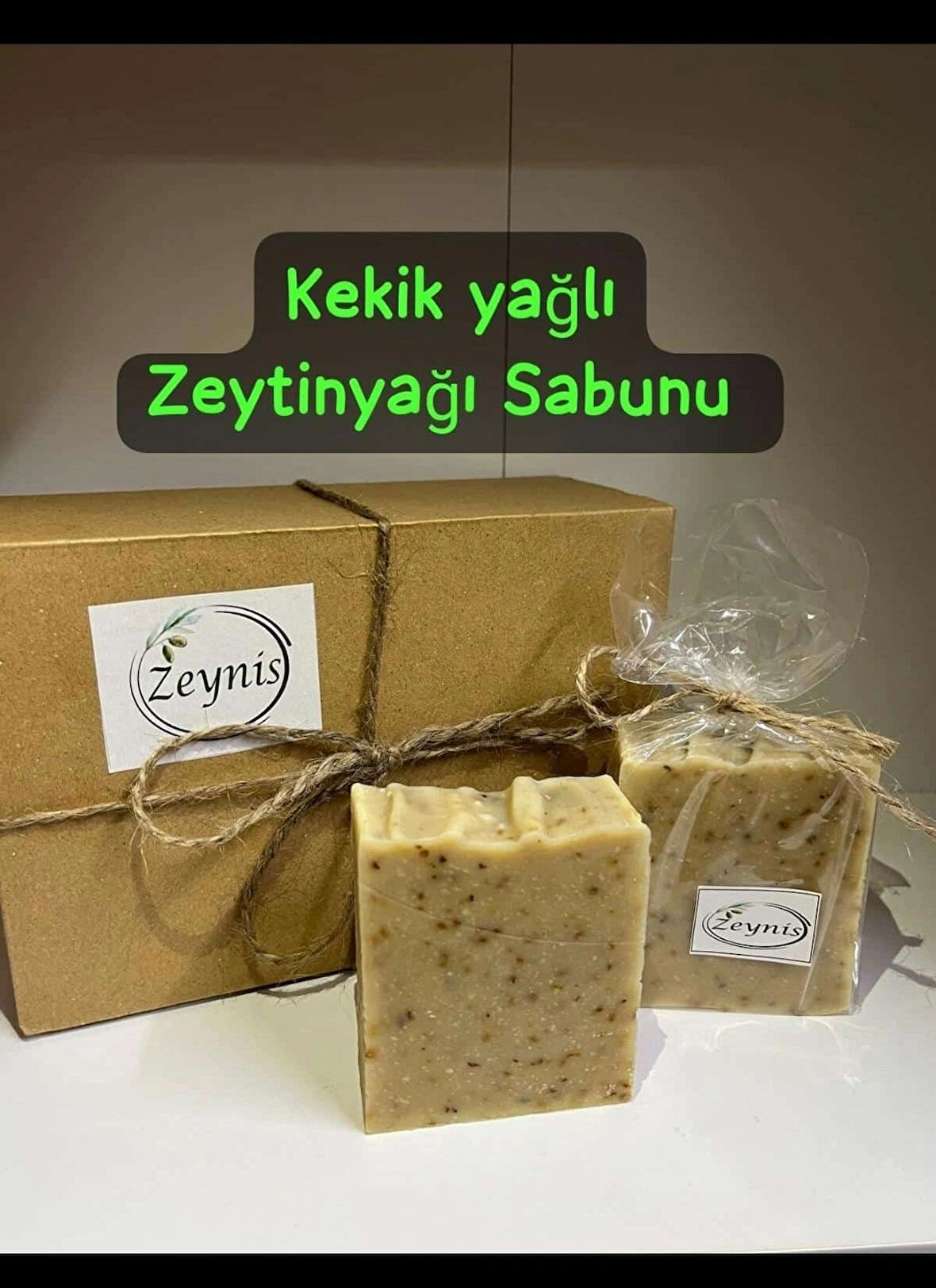 Kekik Yağlı Zeytinyağı Sabunu(1 Adet), Akne,Sivilce ve Kepek Karşıtı,El Yapımı Doğal Zeytinyağlı Sabun, Kekik Yağı Sabunu