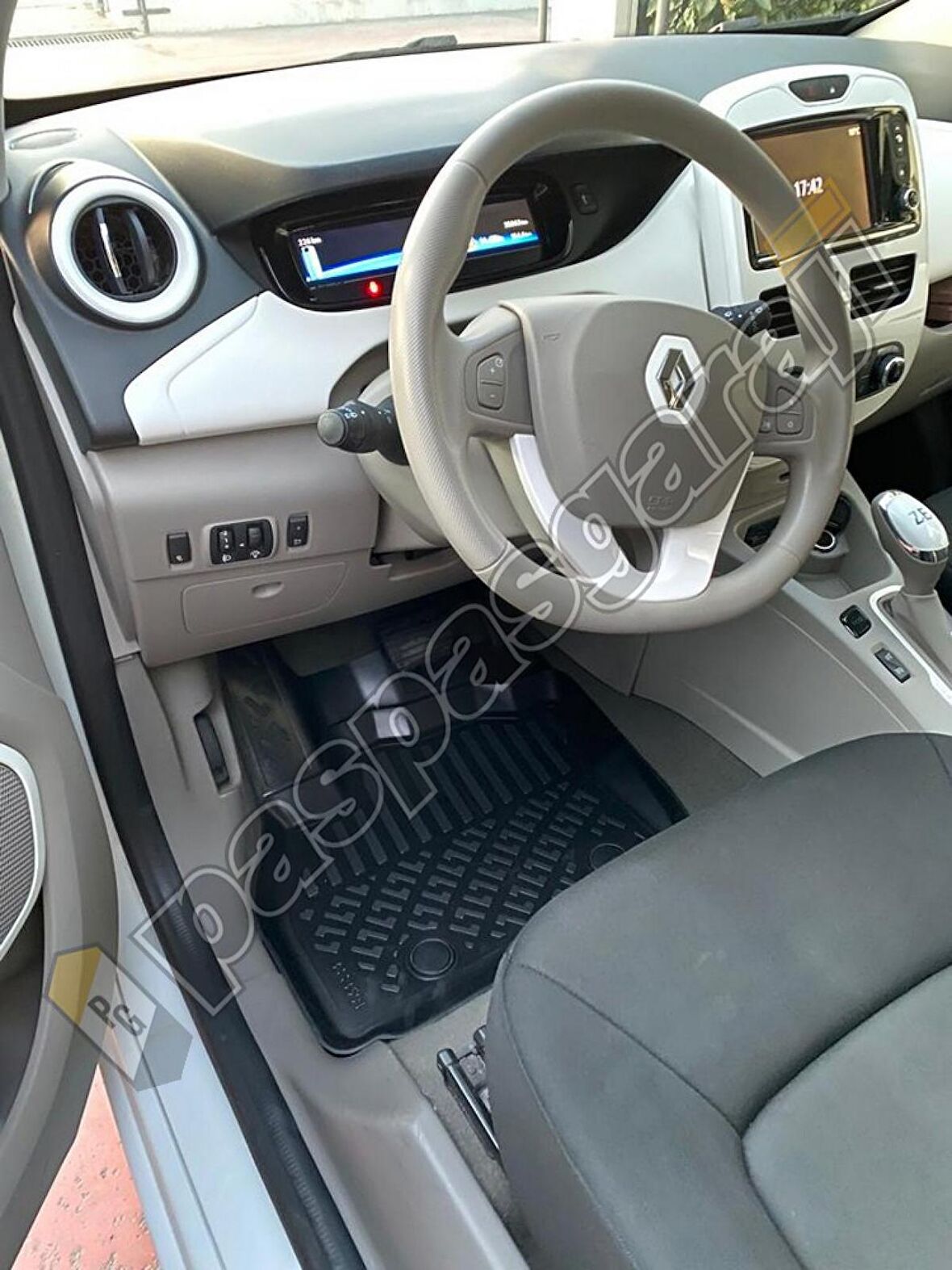 Renault ZOE 3D Havuzlu Paspas 2014-Sonrası