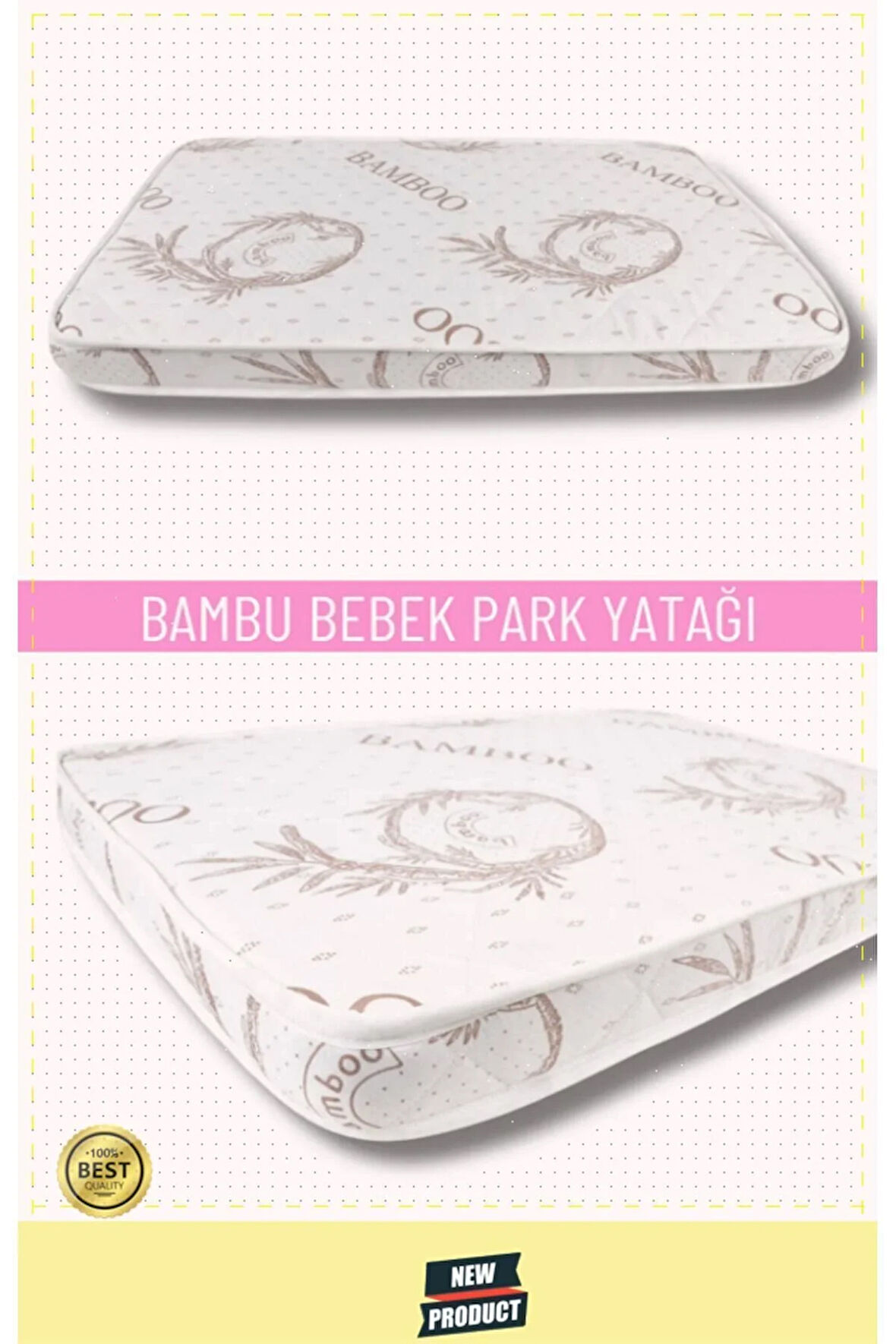 Bebek Yatak Ortopedik Oyun Parkı Çocuk Yatağı Anne Yanı Bebek Yatak