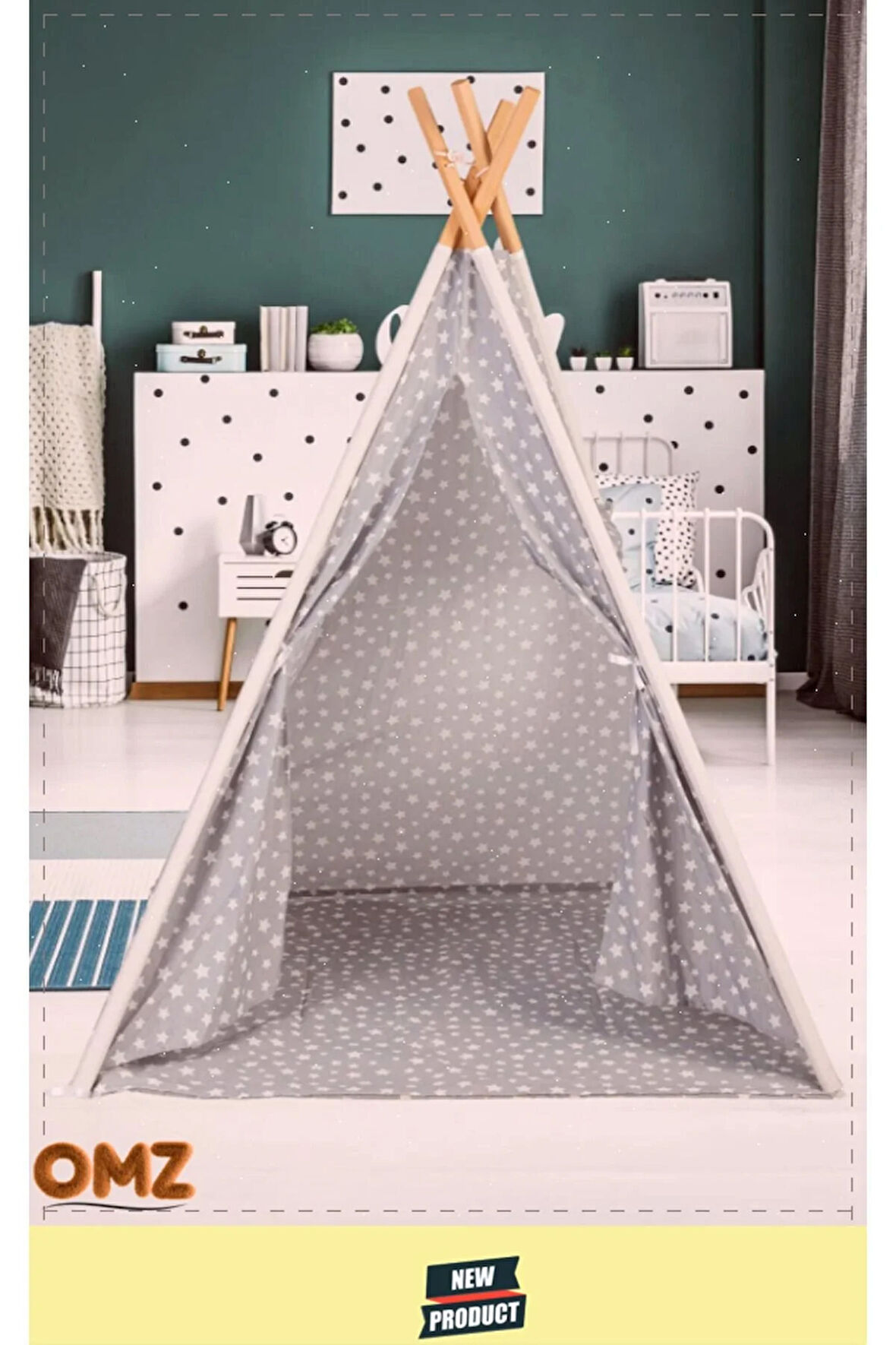 Eğitici Oyun Arkadaşı Kızılderili Pamuklu Çocuk Oyun Çadırı Kutulu Kız Erkek Egitici Oyuncaklar