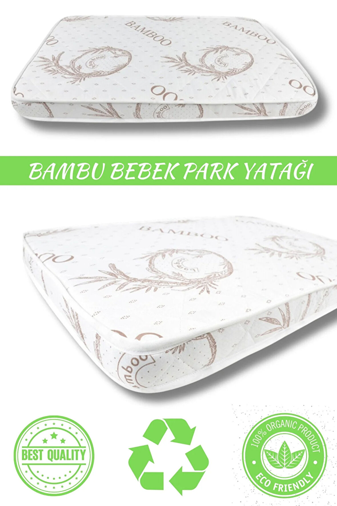 Bebek Park Yatak Anne Yanı Bebek Yatağı Ortopedik Bebek Yatağı Park Beşik Yatağı Çocuk Yatakla 1ADET
