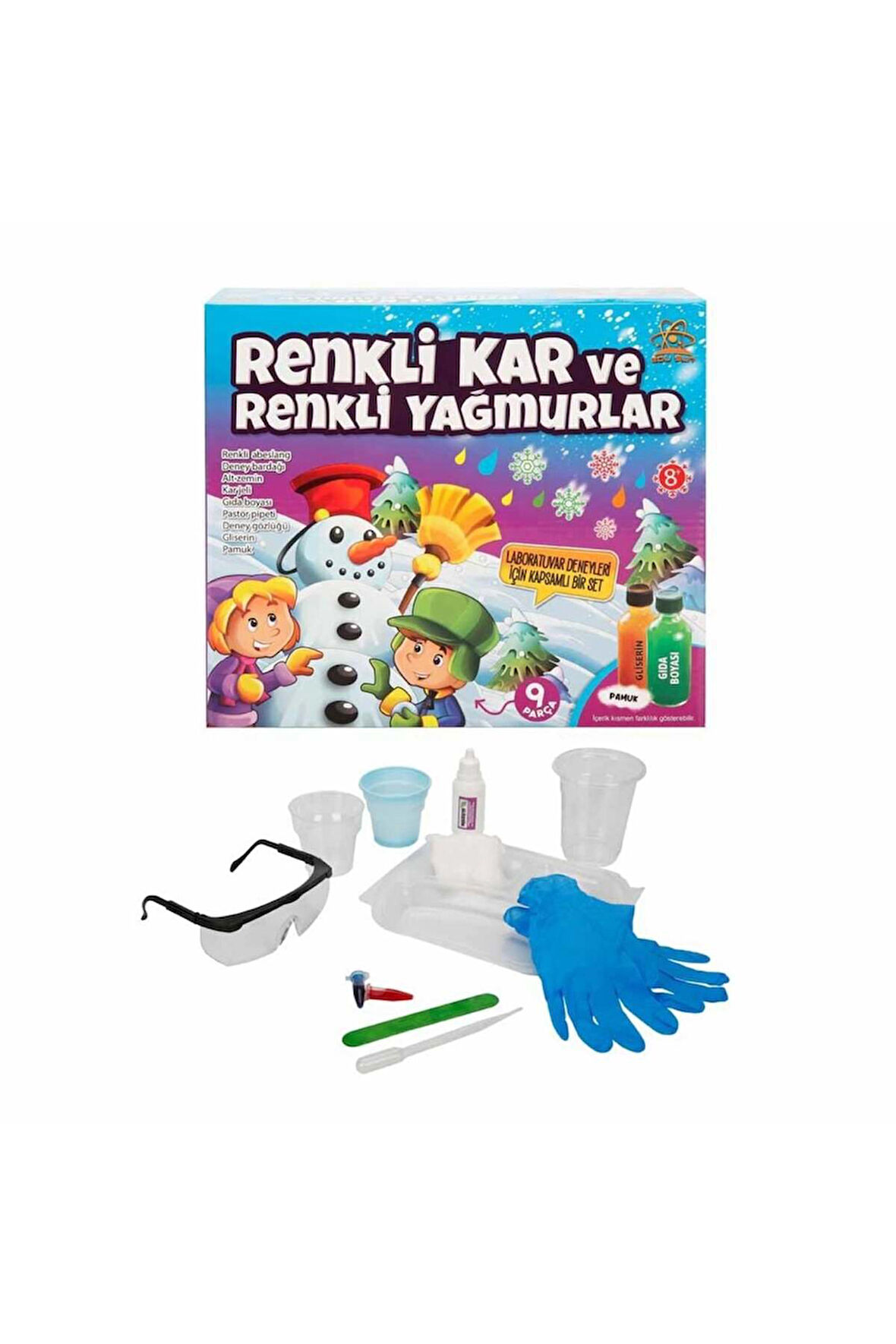 Kız Çocuk Oyuncak Erkek Çocuk Oyuncak Renkli Kar ve Renkli Yağmurlar Bilim Seti Eğitici Oyuncaklar