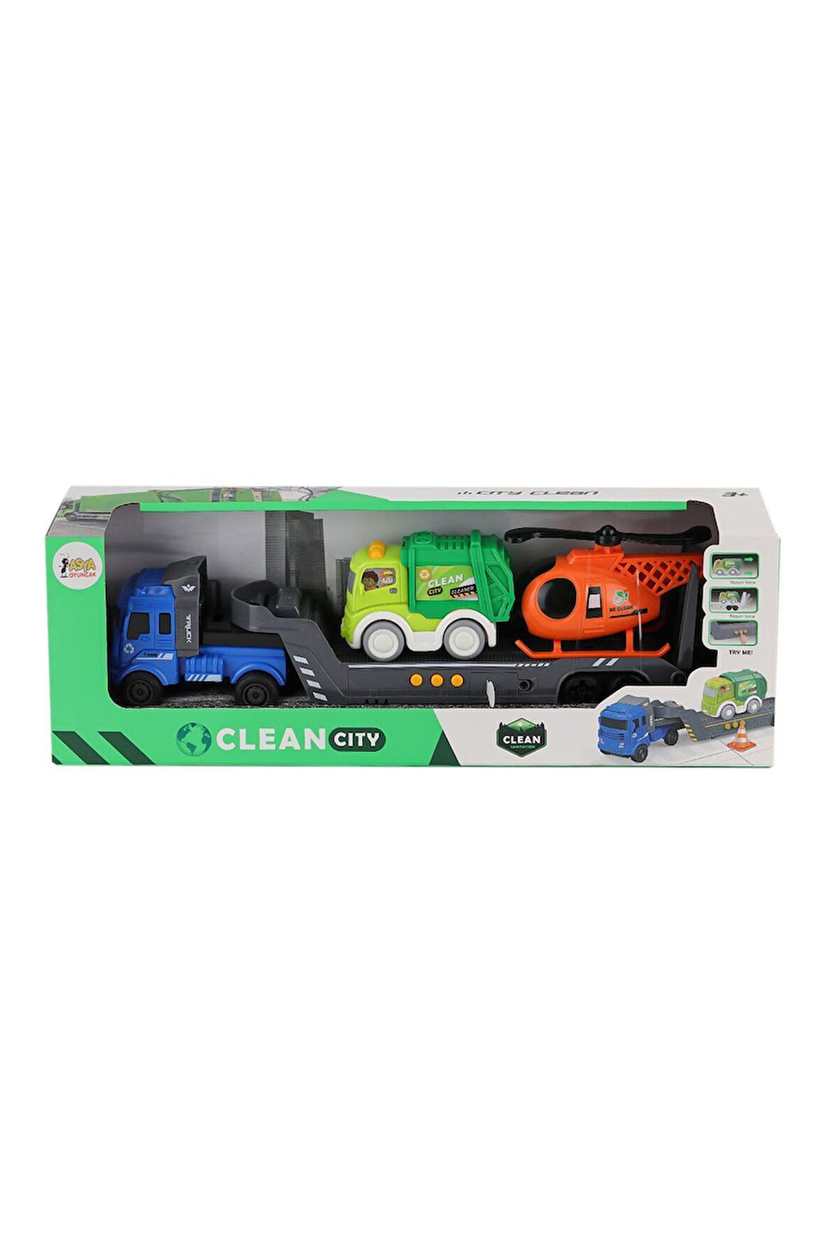 Kız Çocuk Oyuncak Erkek Çocuk Oyuncak A8341-2632-22629A-6 Sesli Taşıyıcı Tır Eğitici Oyuncaklar