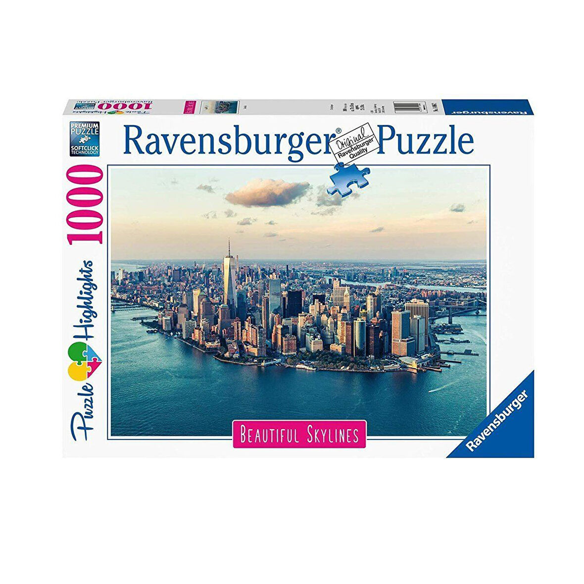 Eğitici Oyuncak 140862 Ravensburger, New York, 1000 Parça Puzzle Kız Erkek Çocuk Eğitici Eğitici