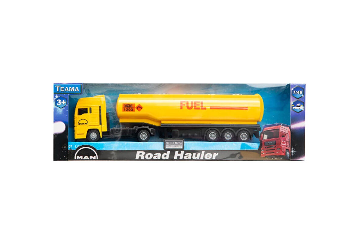 Kız Erkek Çocuk Oyuncak Man Model Sarı Kargo Tırı Kız Erkek Çocuk Eğitici