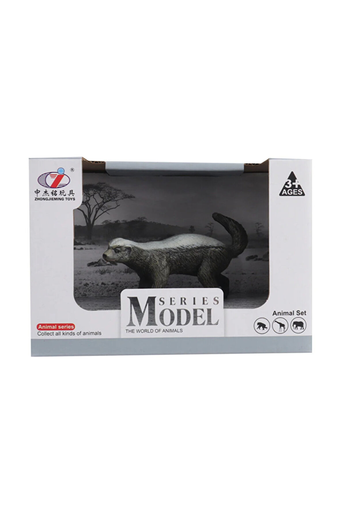 Kız Çocuk Oyuncak Erkek Çocuk Oyuncak Kutulu Model Figür Hayvan Porsuk Eğitici Oyuncaklar