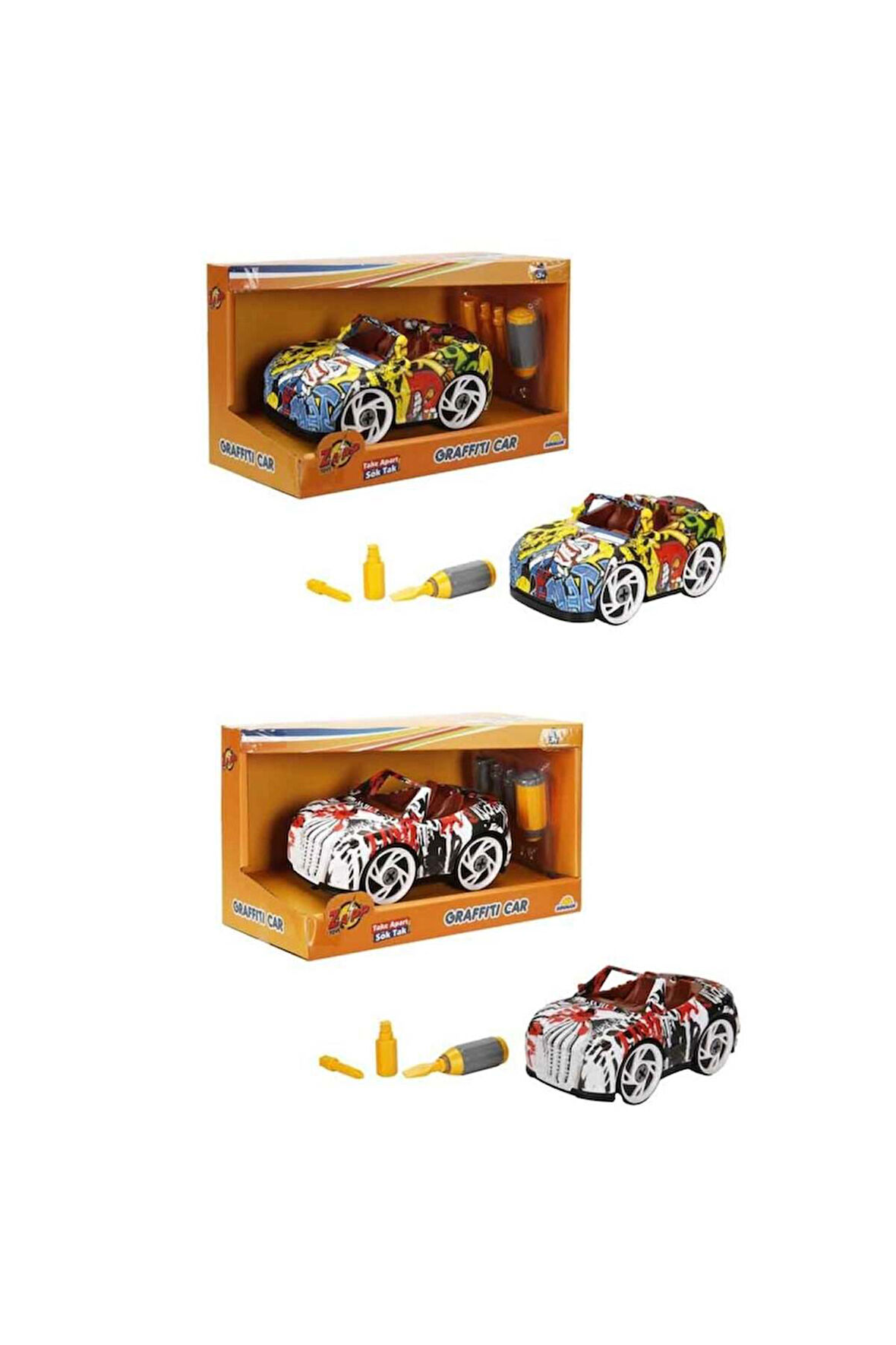 Kız Çocuk Oyuncak Erkek Çocuk Oyuncak ZAP SÖK-TAK GRAFİTTİ ARABA Eğitici Oyuncaklar