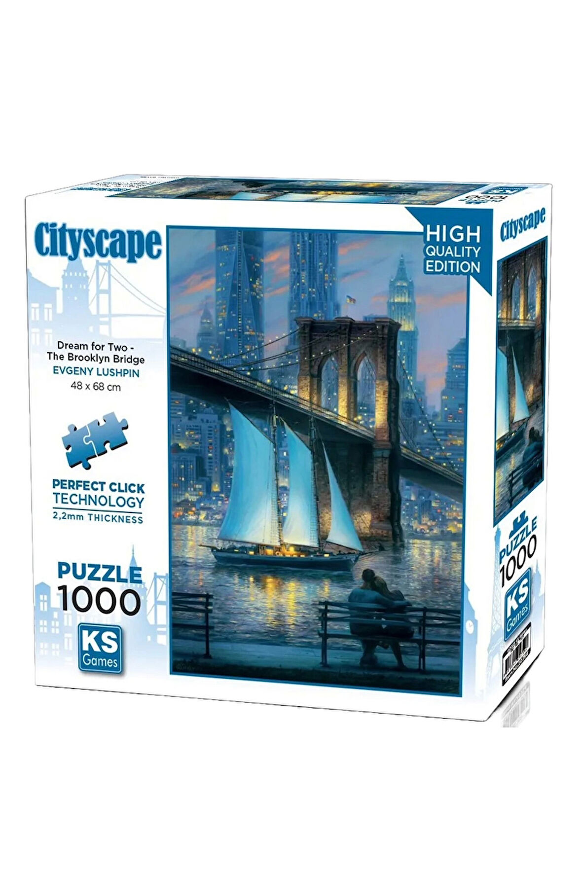 Kız Çocuk Oyuncak Erkek Çocuk Oyuncak KS Games Dream For Two Puzzle 1000 Parça 20754 Eğitici Oyuncak