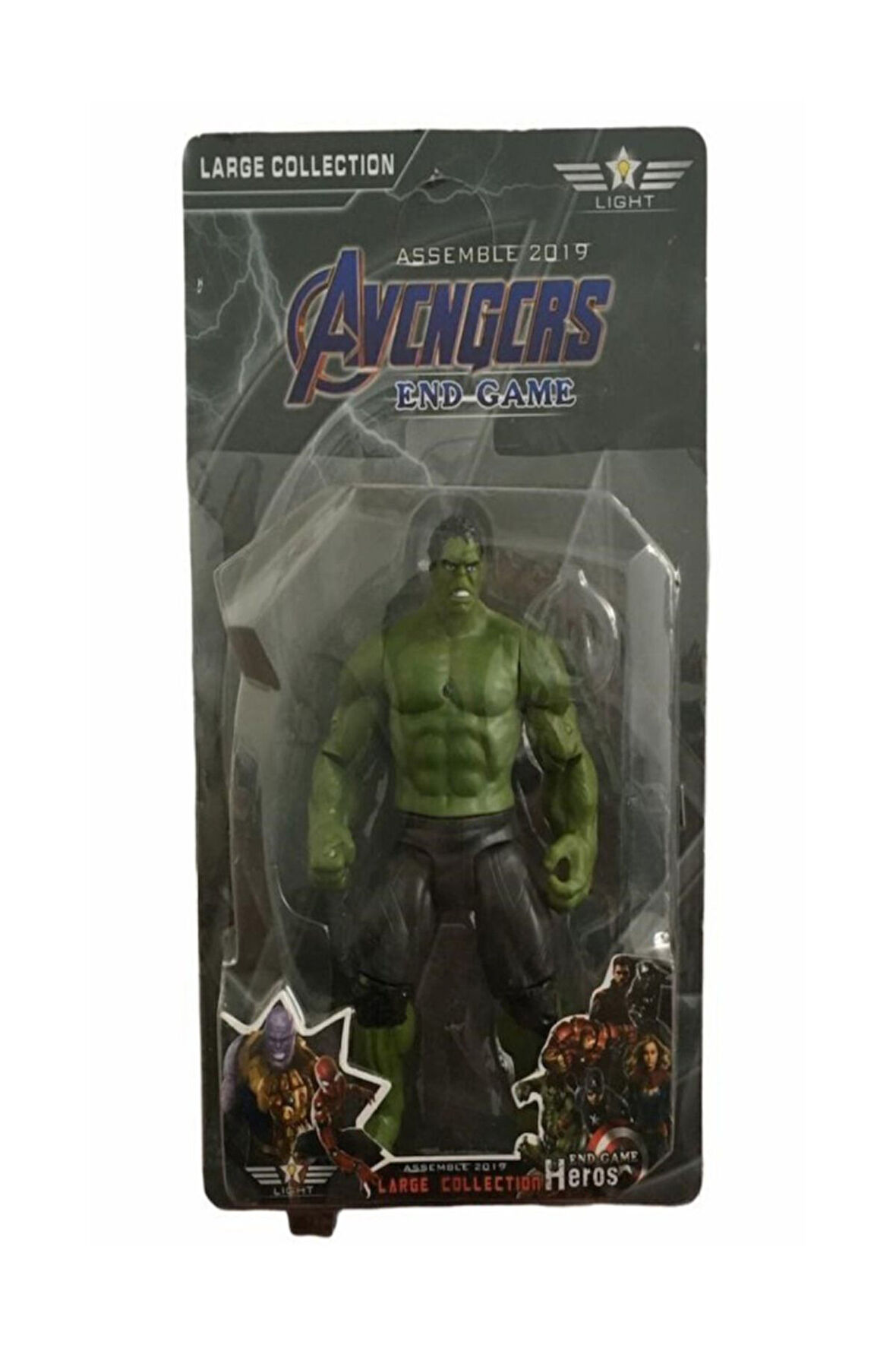 Eğitici Öğretici Çocuk Oyuncaklar Avengers Oyuncak Karakter 18cm Işıklı