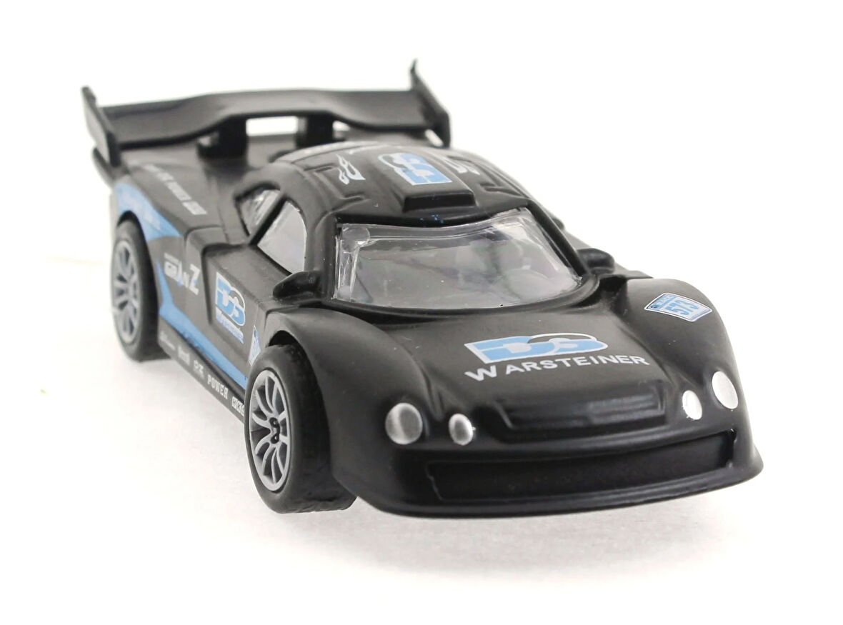 Öğretici Oyuncak Die Cast Çek Bırak Metal Siyah Yarış Arabası DS Kız Erkek Çocuk Eğitici Eğitici