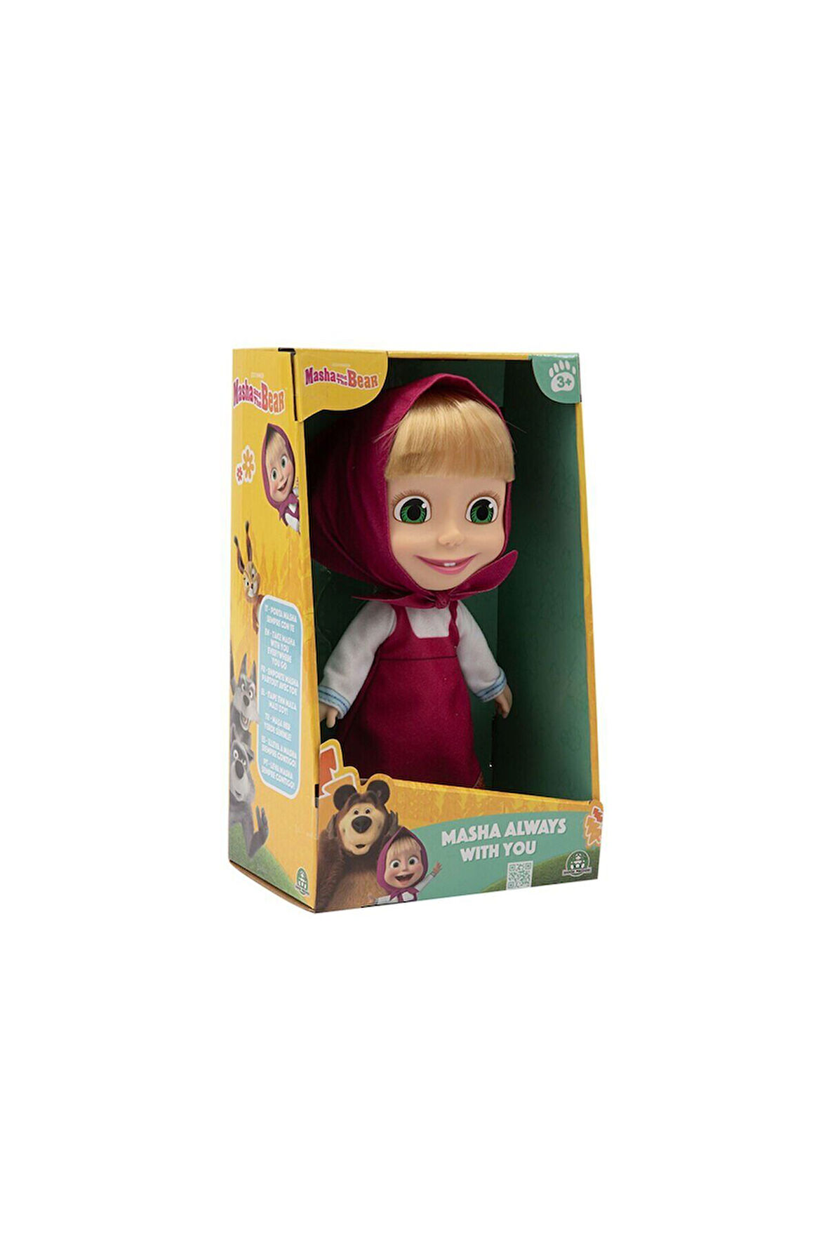 Kız Çocuk Oyuncak Erkek Çocuk Oyuncak MHA41000 Maşa ve Koca Ayı - 23cm Masha Doğum Günü Bebeği Eğiti