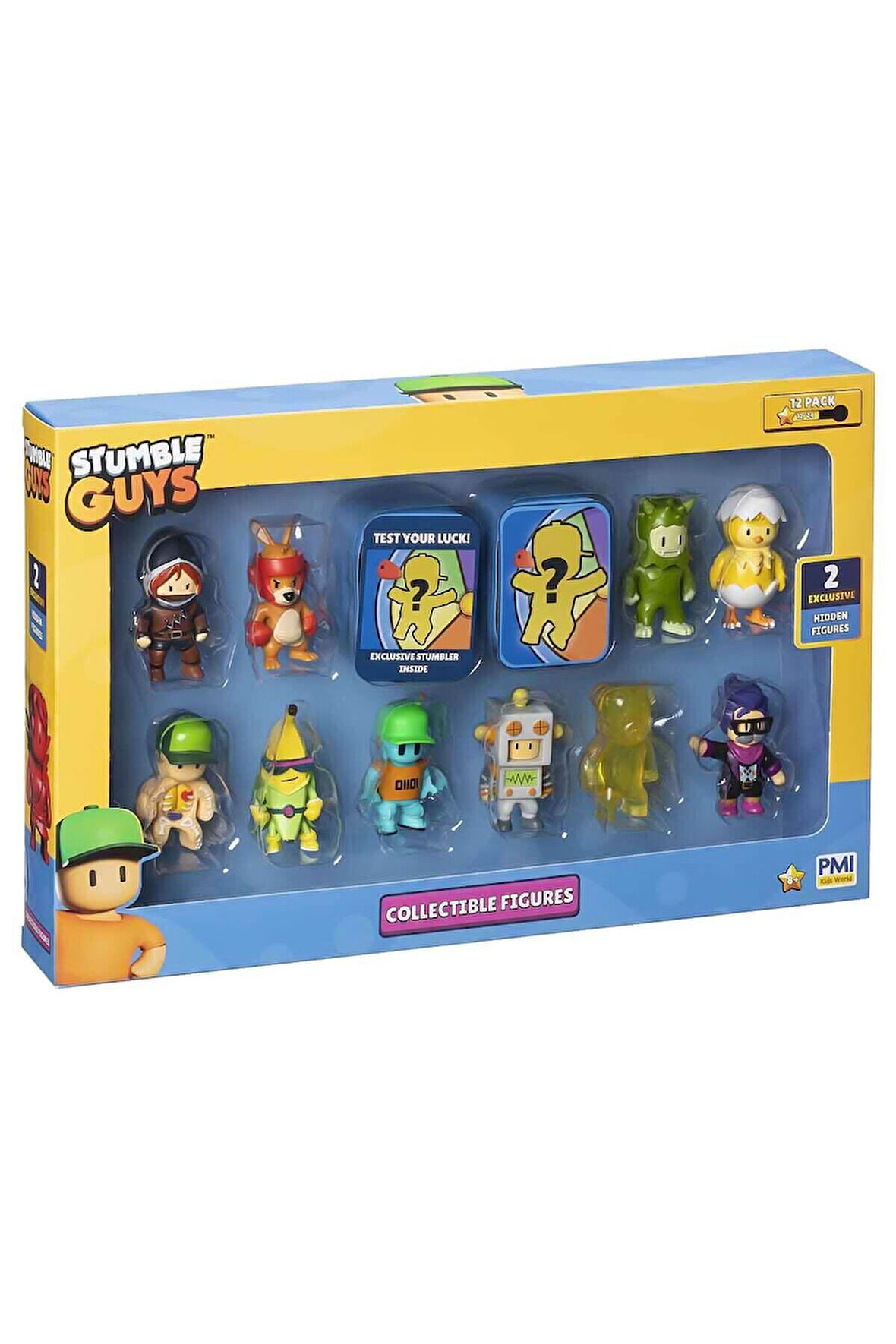 Kız Çocuk Oyuncak Erkek Çocuk Oyuncak PMI SG2280 Stumble Guys Delüks Set 12li -Necotoys Eğitici Oyun