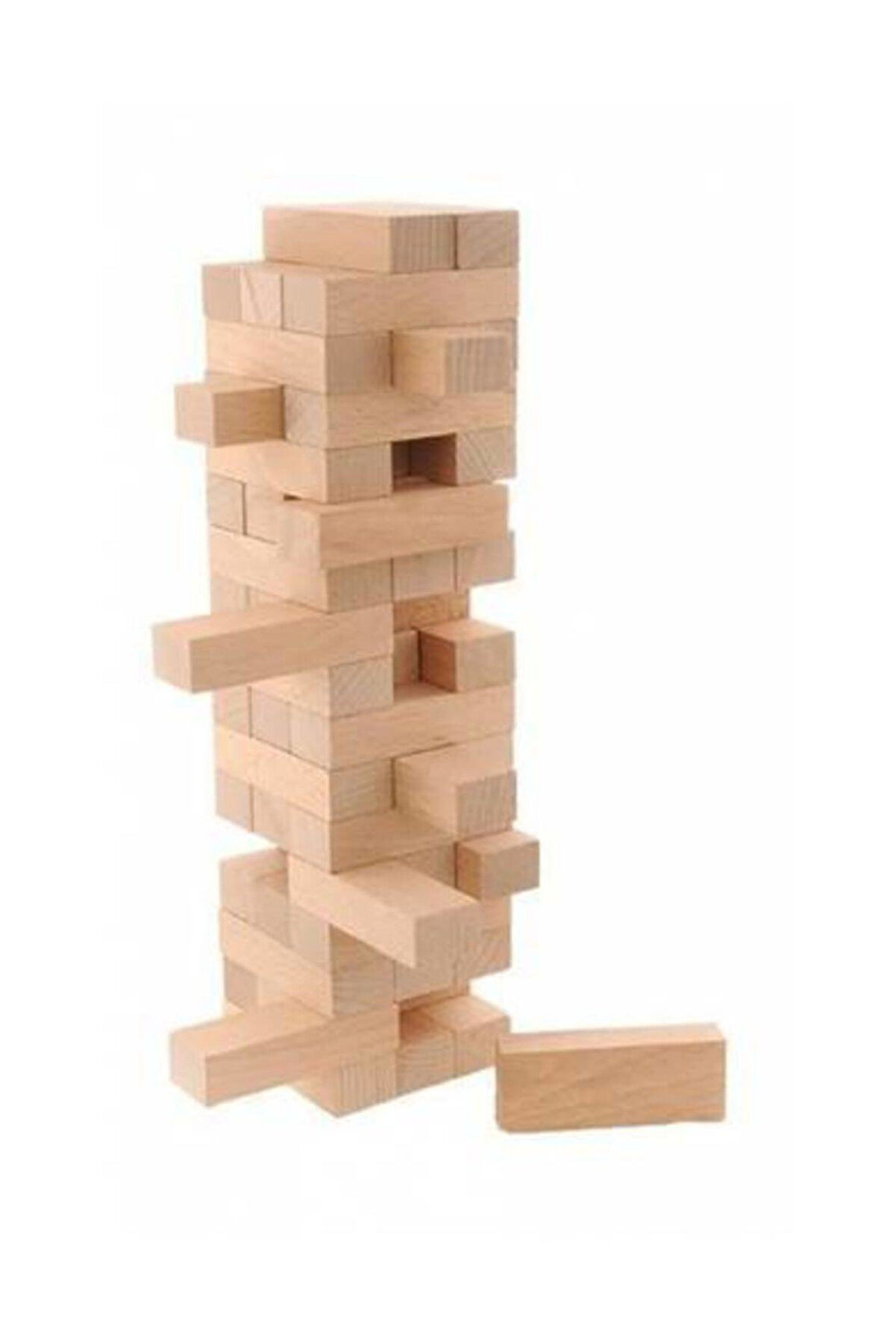 Eğitici Öğretici Çocuk Oyuncaklar 54 Parça Denge Oyunu Jenga Ahşap Büyük Boy
