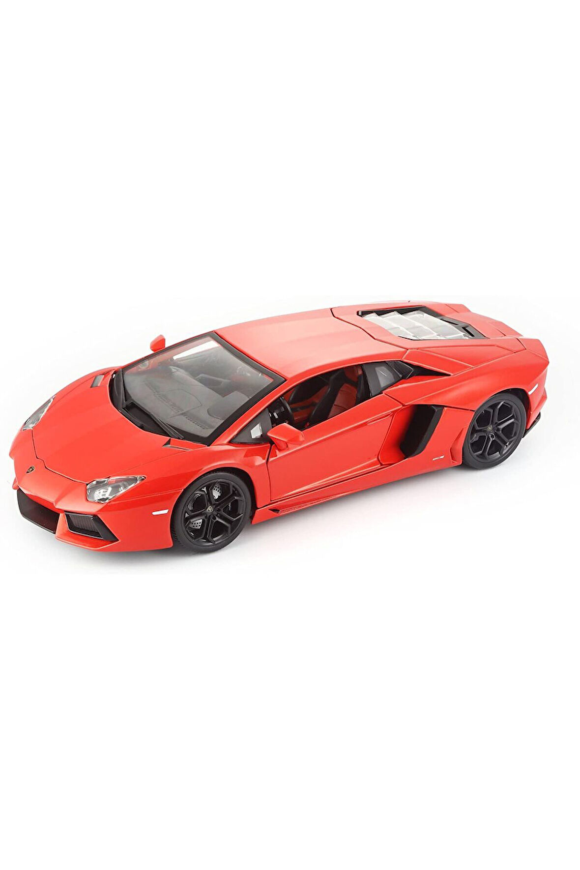 Kız Çocuk Oyuncak Erkek Çocuk Oyuncak Bburago 1:18 Lamborghini Aventador LP700-4 Turuncu Model Araba
