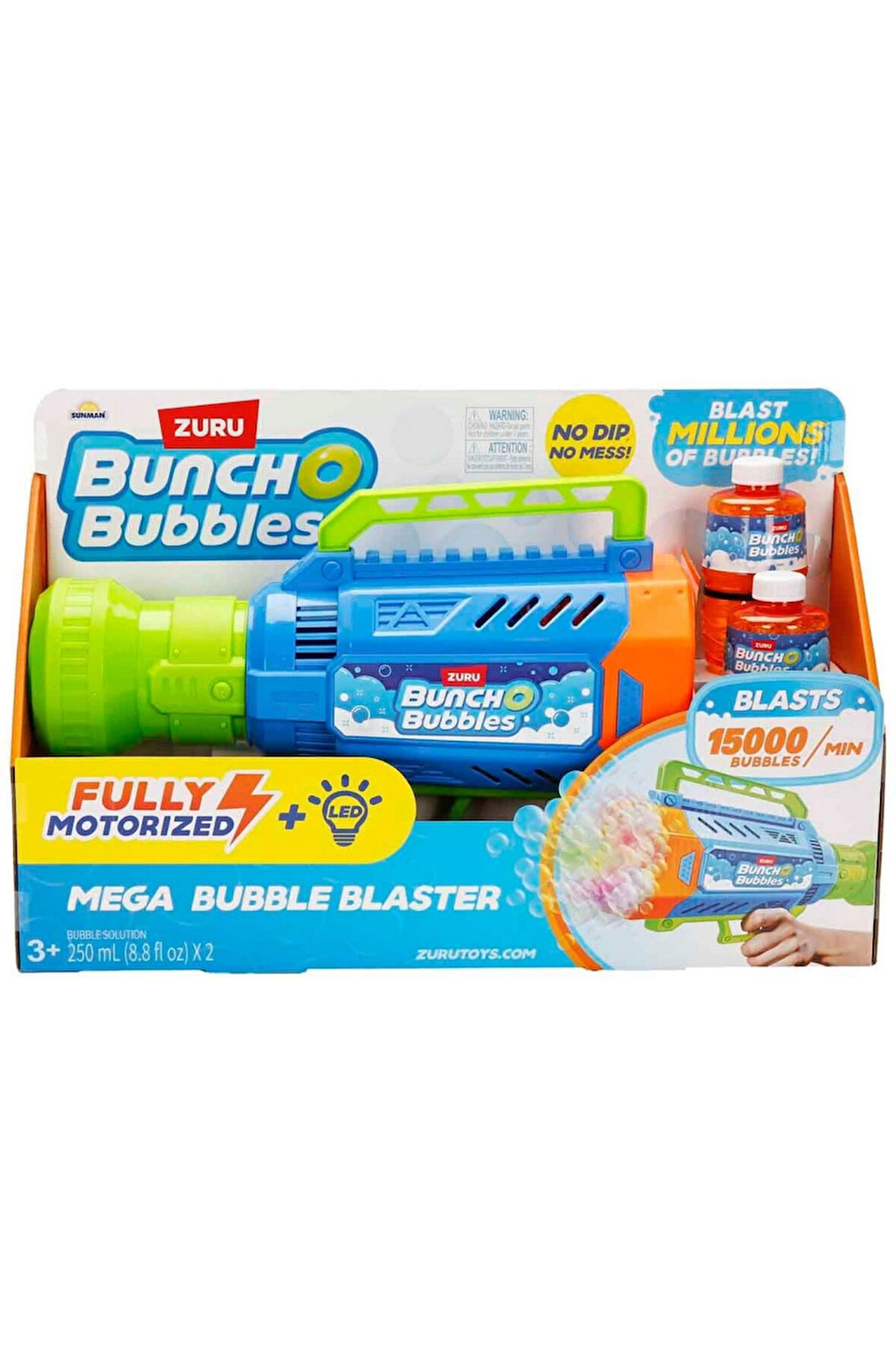 Kız Çocuk Oyuncak Erkek Çocuk Oyuncak Bunch O Bubbles Işıklı Mega Köpük Tabancası S1 40cm - S0001134