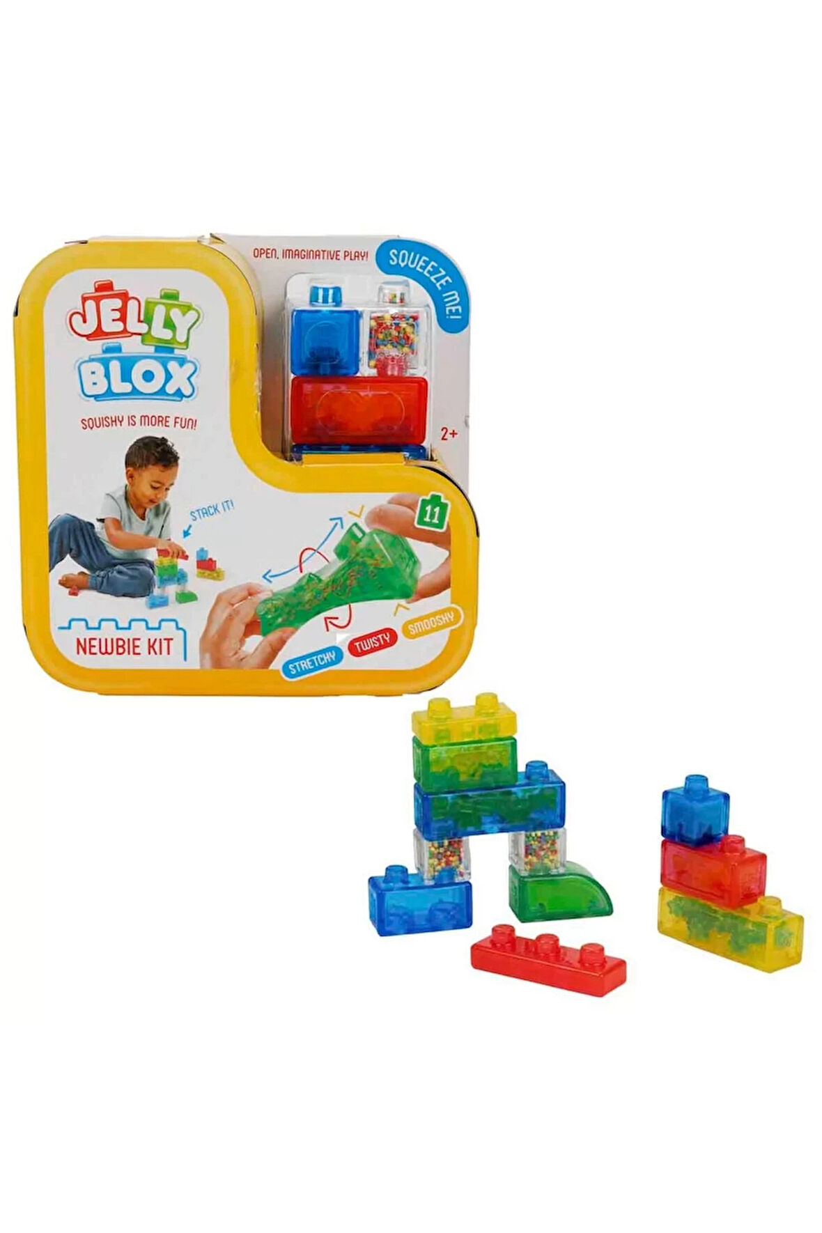 Erkek Çocuk Oyuncak Jelly Blox Newbie Kit Blok Seti 11 Parça Kız Çocuk Eğitici Oyuncaklar