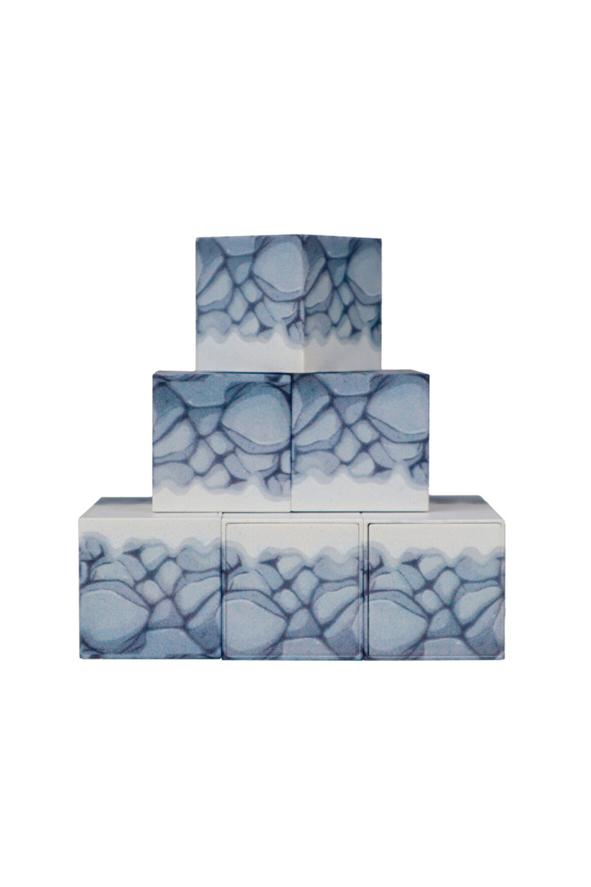 Kız Çocuk Oyuncak Erkek Çocuk Oyuncak Megacraft 9 Parça Karlı Taş Blok Eğitici Oyuncaklar