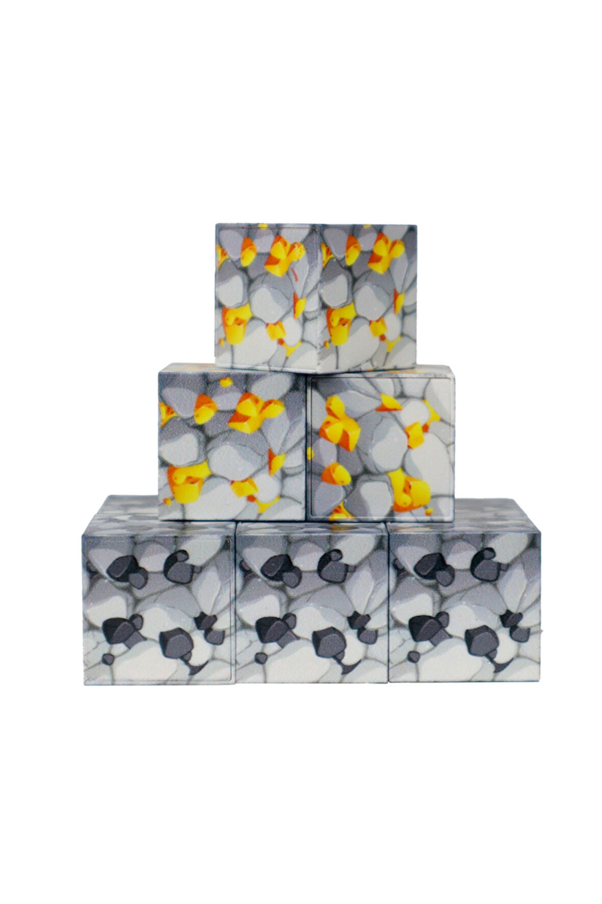 Kız Çocuk Oyuncak Erkek Çocuk Oyuncak Megacraft 9 Parça Altın Kömür Blok Eğitici Oyuncaklar