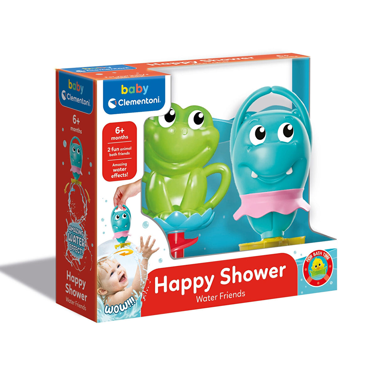 Eğitici Oyuncak 17444 Baby Clementoni - İlk Arkadaşlarım Banyo Oyuncağı +6 ay Kız Erkek Çocuk Eğitici Öğretici Oyunc