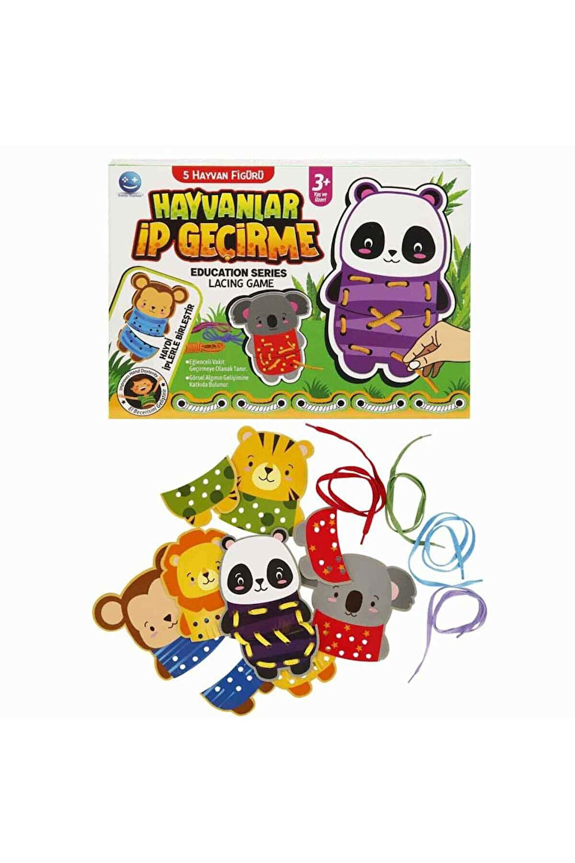 Kız Çocuk Oyuncak Erkek Çocuk Oyuncak OYUN HAYVANLAR İP GEÇİRME 5FGR Eğitici Oyuncaklar