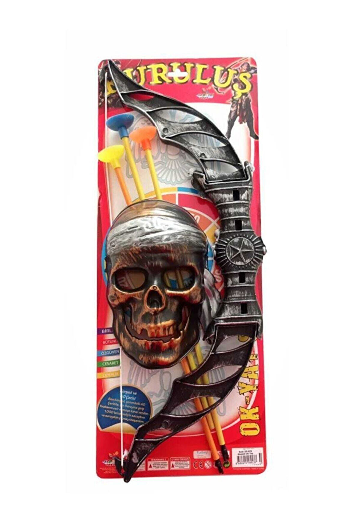 Eğitici Öğretici Çocuk Oyuncaklar Kuruluş Maske / Ok / Yay Seti