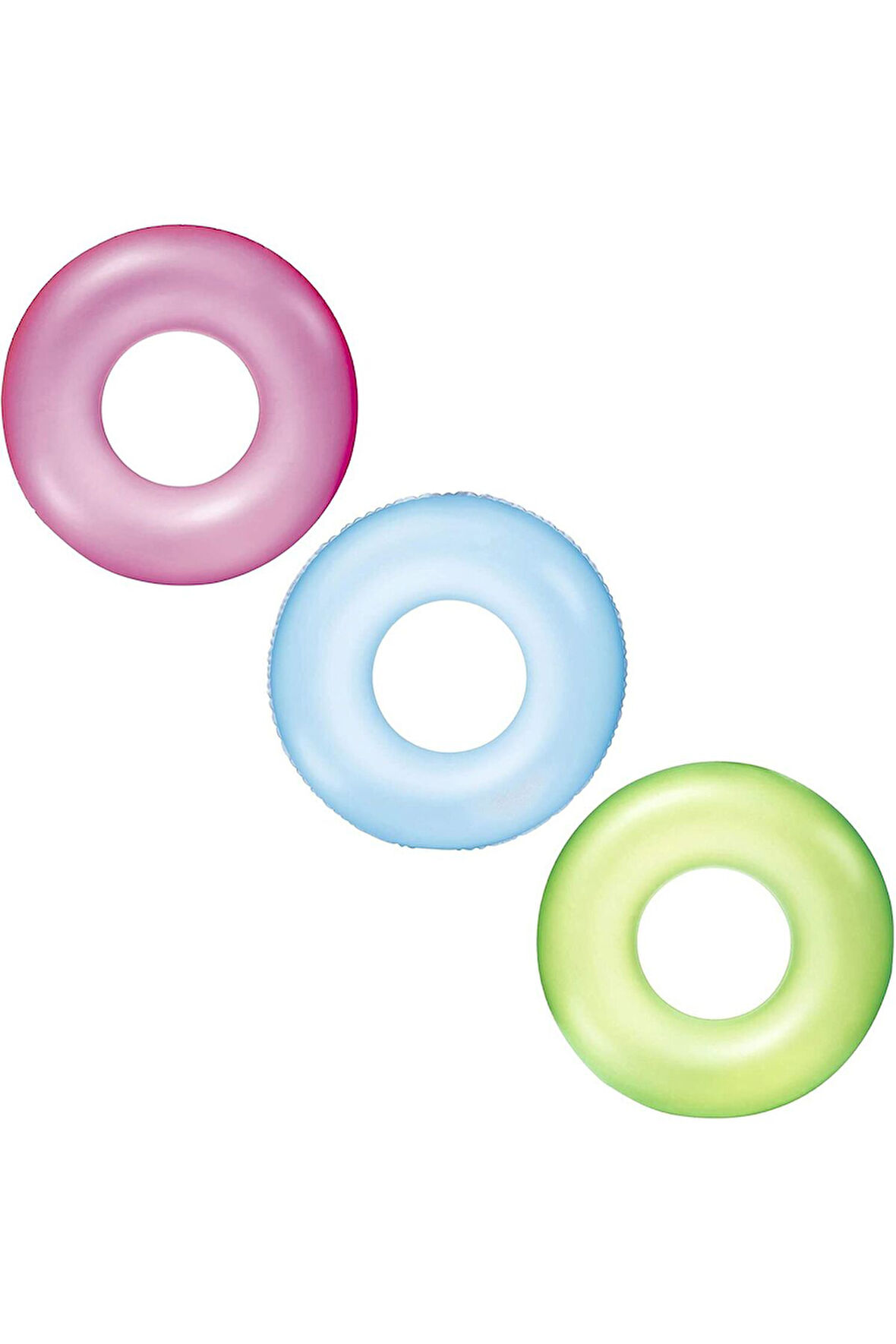 Öğretici Eğitici Oyuncaklar Buzlu Neon Simit 76cm 36024 Kız Erkek Çocuk Oyuncak