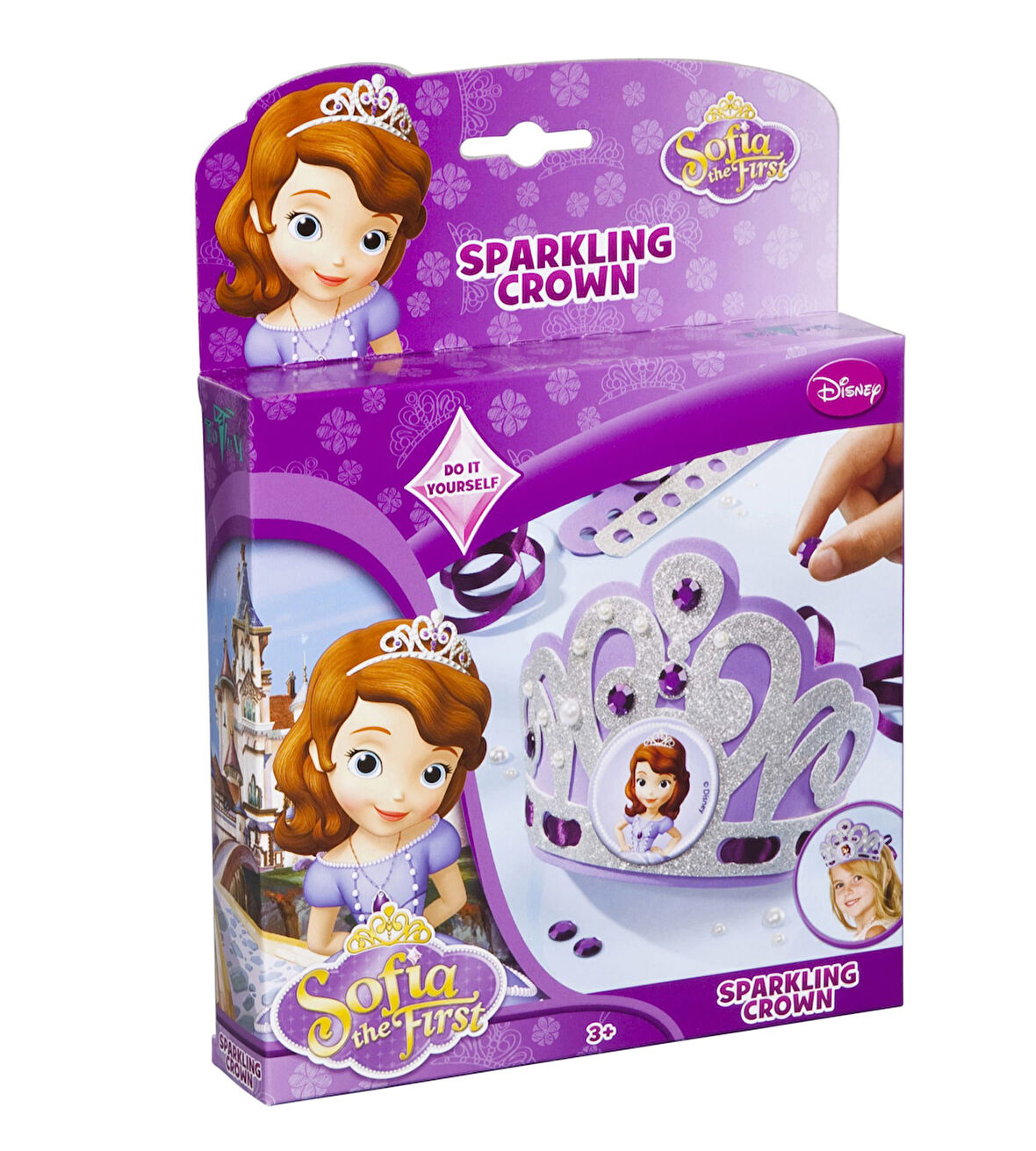 Eğitici Oyuncak Disney Prenses Sofia Taç Yapım Seti Kız Erkek Çocuk Eğitici