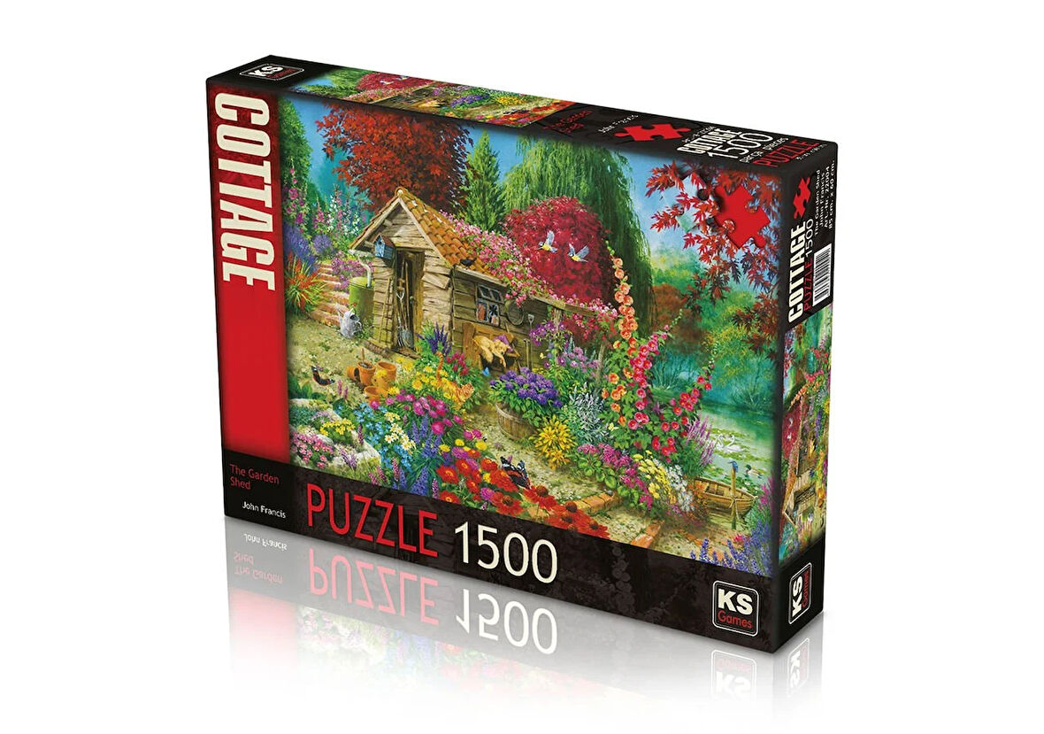 Öğretici Oyuncak KS Puzzle 1500 Parça The Garden Shed Kız Erkek Çocuk Eğitici