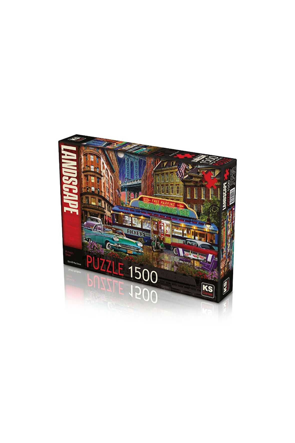 Kız Çocuk Oyuncak Erkek Çocuk Oyuncak KS Puzzle 1500 Parça Rickeys Diner Eğitici Oyuncaklar