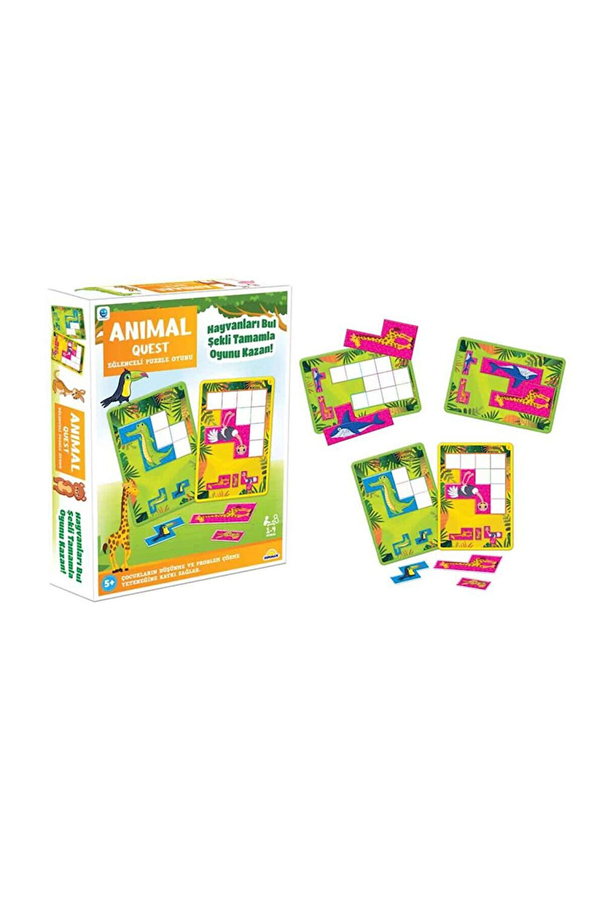 Kız Çocuk Oyuncak OYUN ANİMAL QUEST Erkek Çocuk Oyuncak Eğitici Oyuncaklar