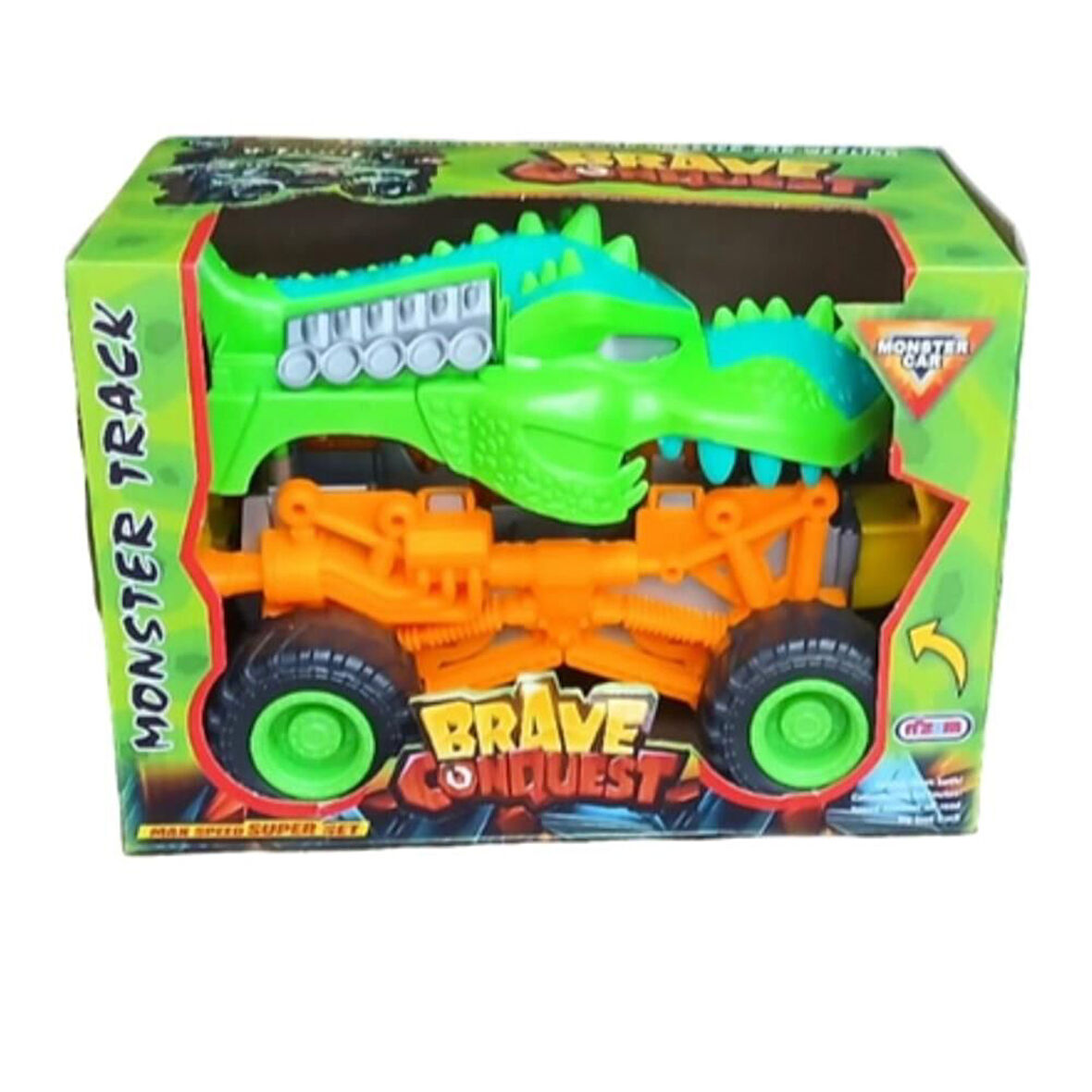 Eğlenceli Oyuncak MONSTER COMORO ARABA KUTULU Kız Erkek Çocuk Eğitici